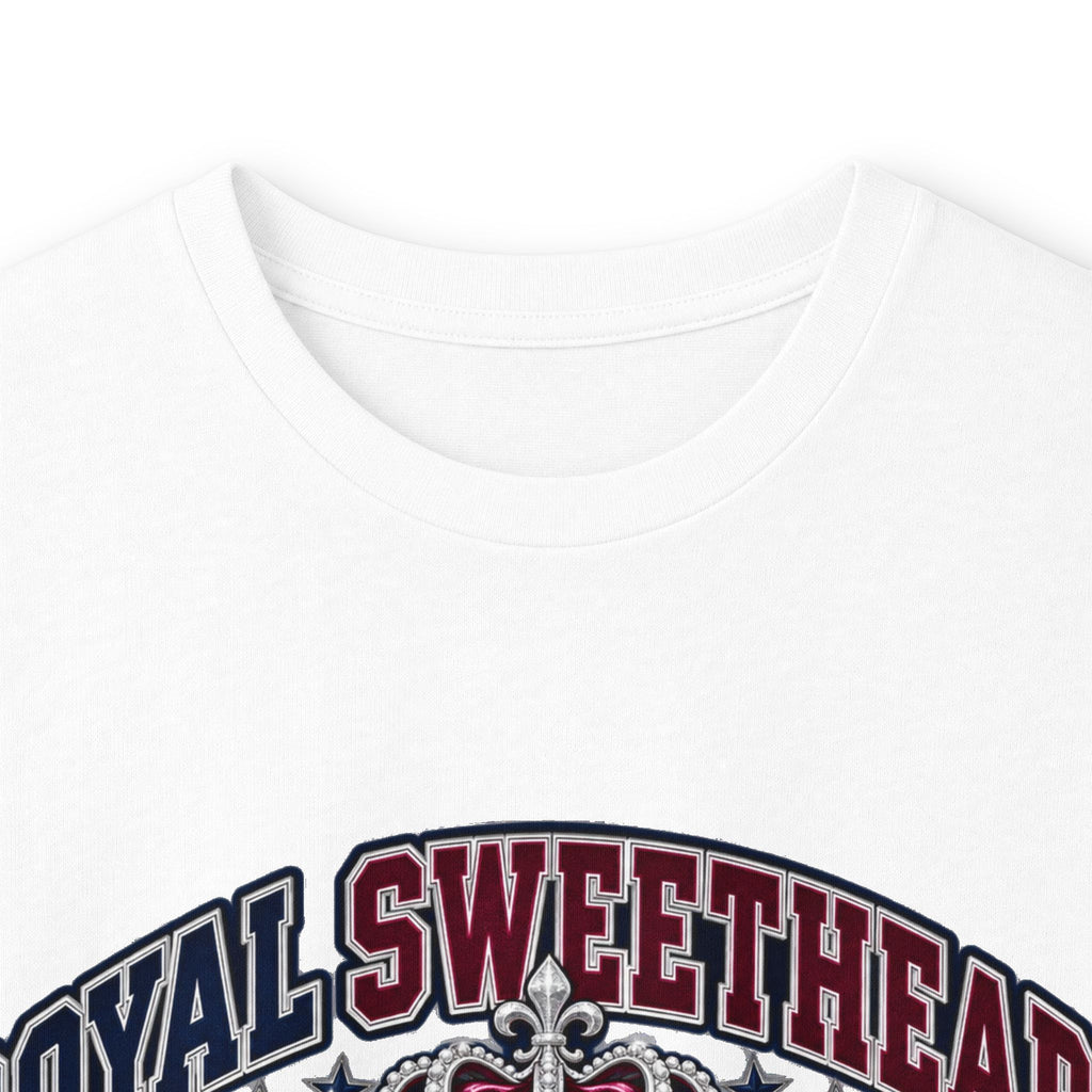 Senior Mom 2027 Long Sleeve Tee — Royal Sweetheart, 'Her Last Season, My Pride'