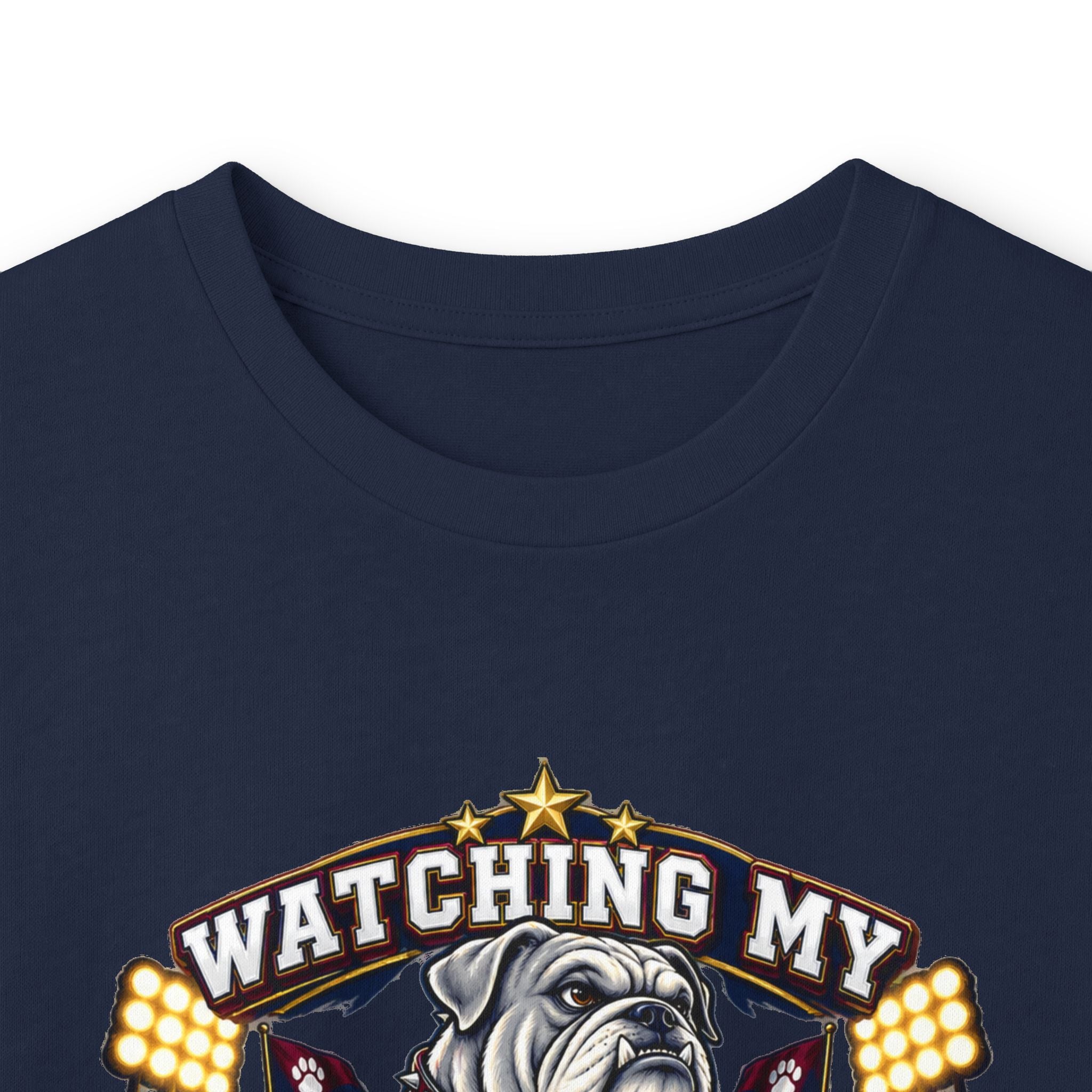Watching My Bulldog March Into Greatness Long Sleeve Tee