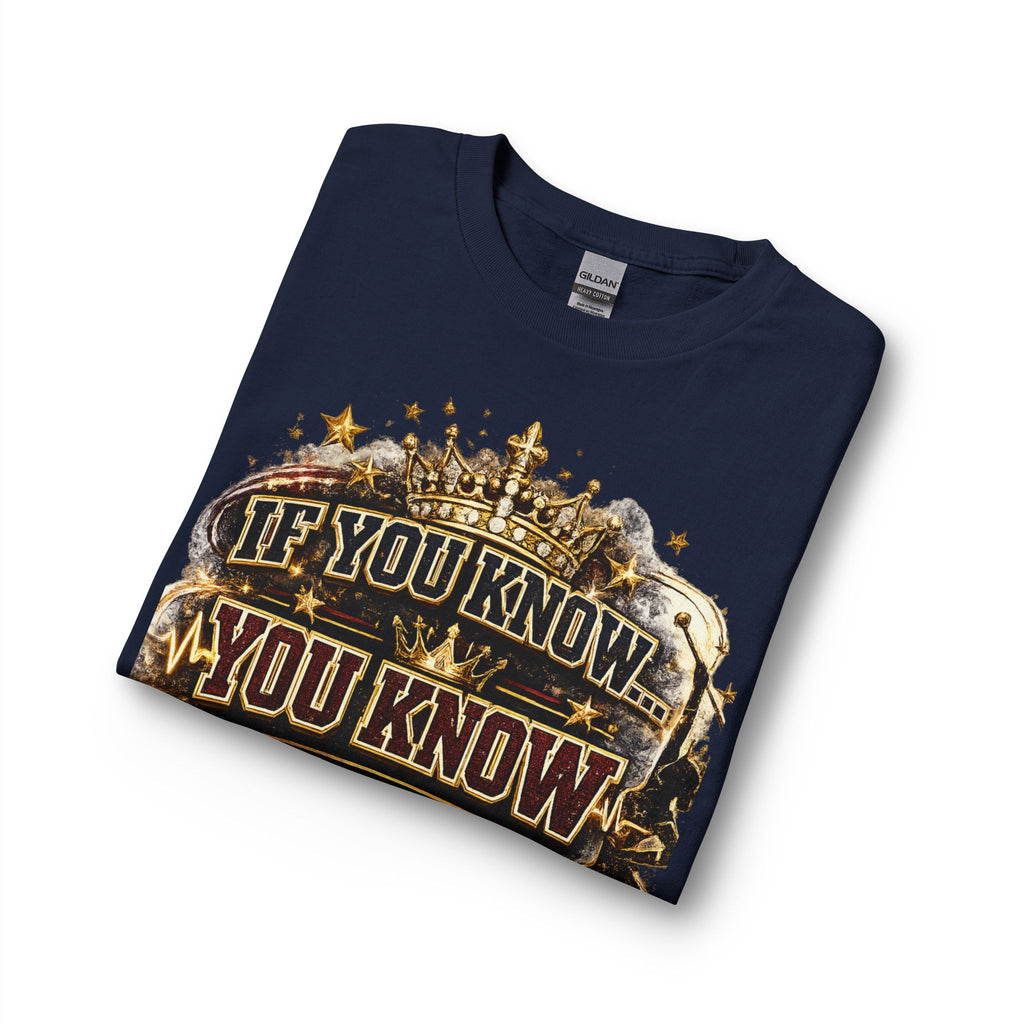If You Know You Know Long Sleeve Tee — Retro Football 'Royal Sweethearts' Design