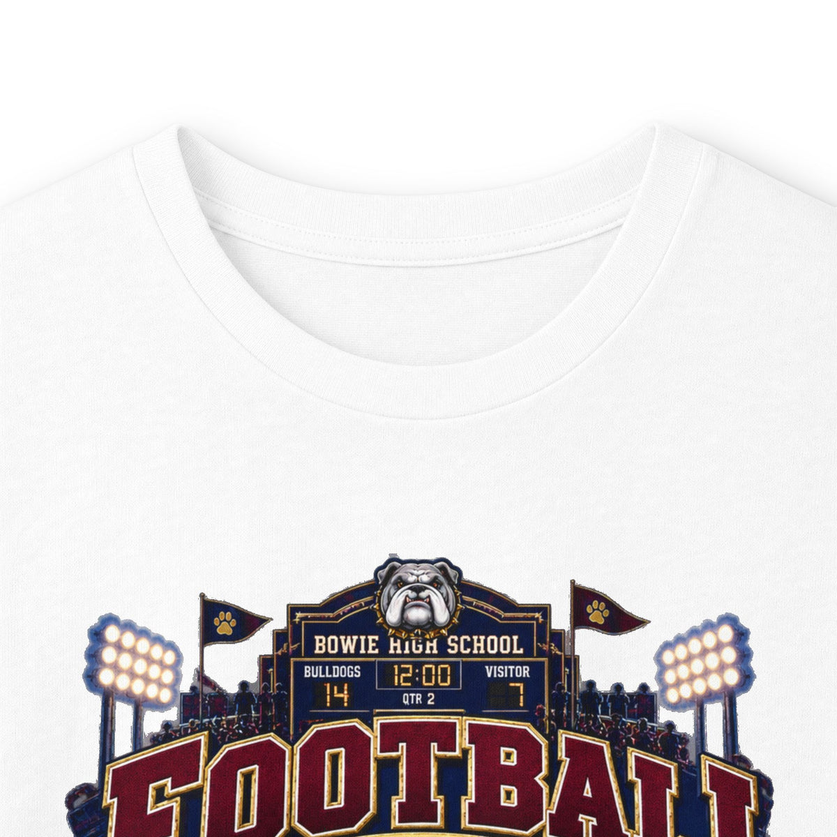 Football Dad Long Sleeve Tee — "I Came for Halftime, Stayed for Mom" Vintage Game Day Shirt
