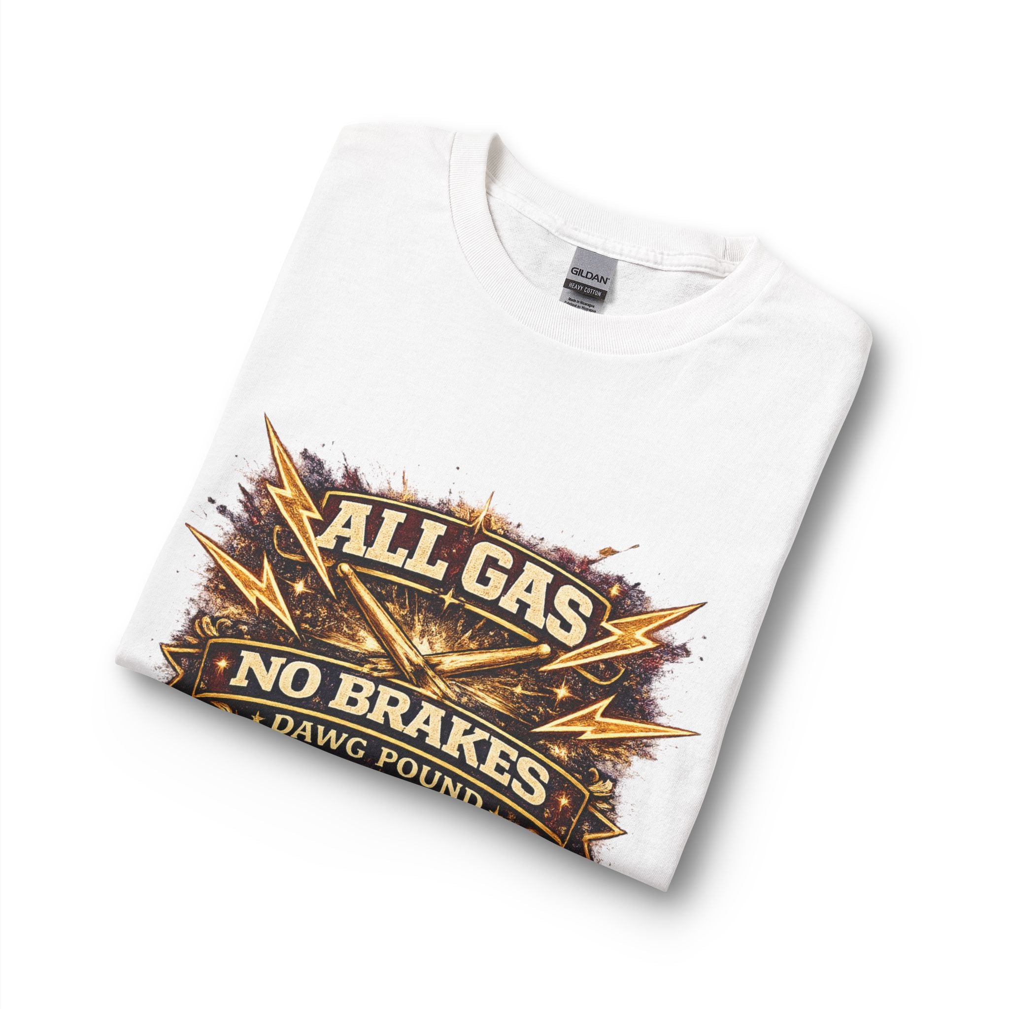 All Gas No Brakes Long Sleeve Tee — Vintage Motorcycle Racing Shirt