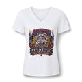 Band Auntie V-Neck Tee — 'Band Auntie' Marching Band Graphic Shirt