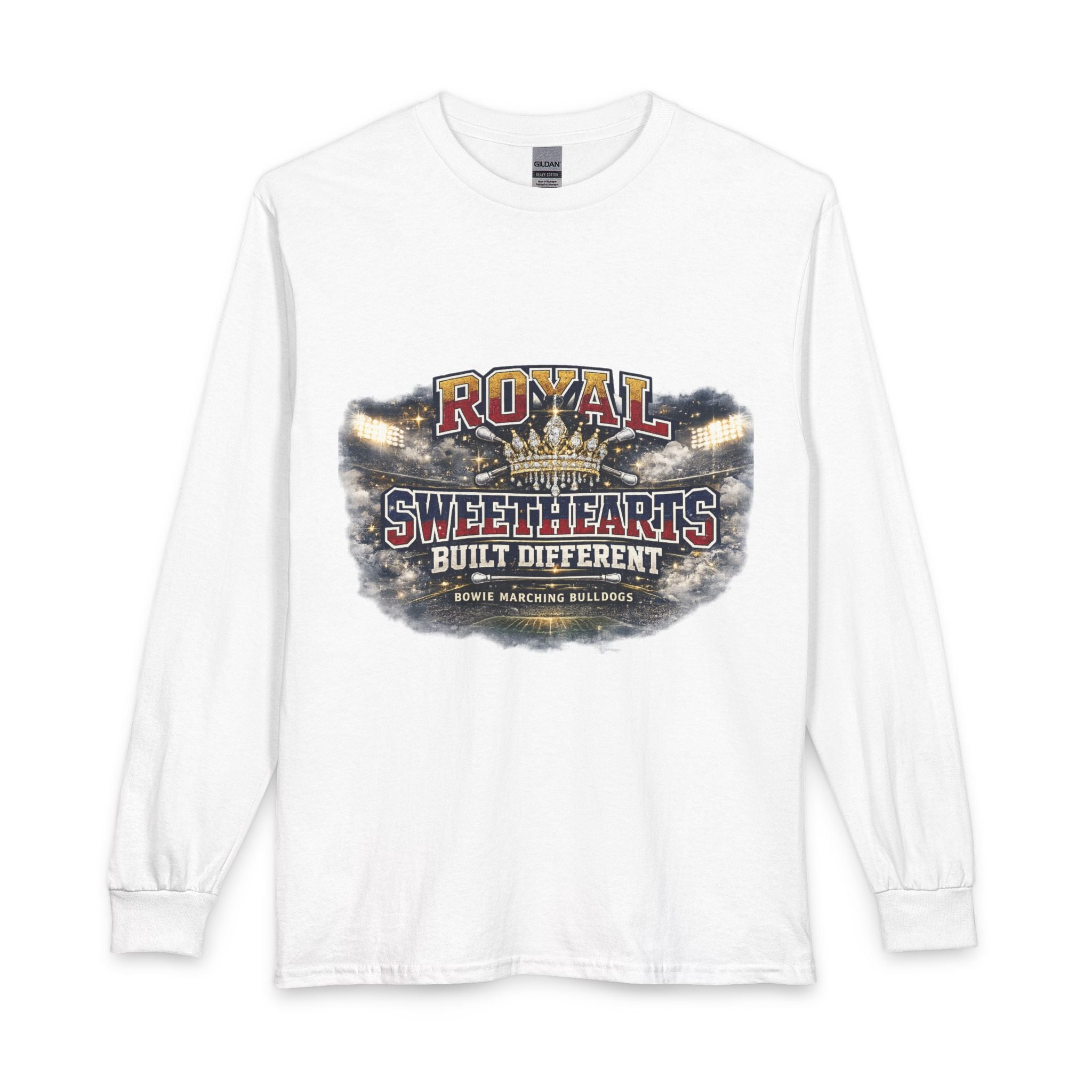 Royal Sweethearts Long Sleeve Shirt — "Built Different" Graphic