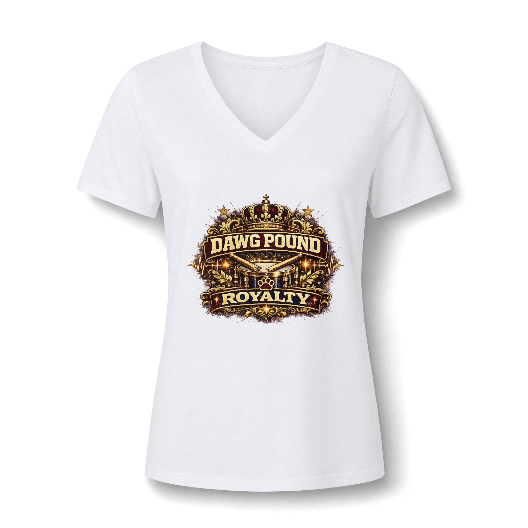 Dawg Pound Royalty V-Neck Tee