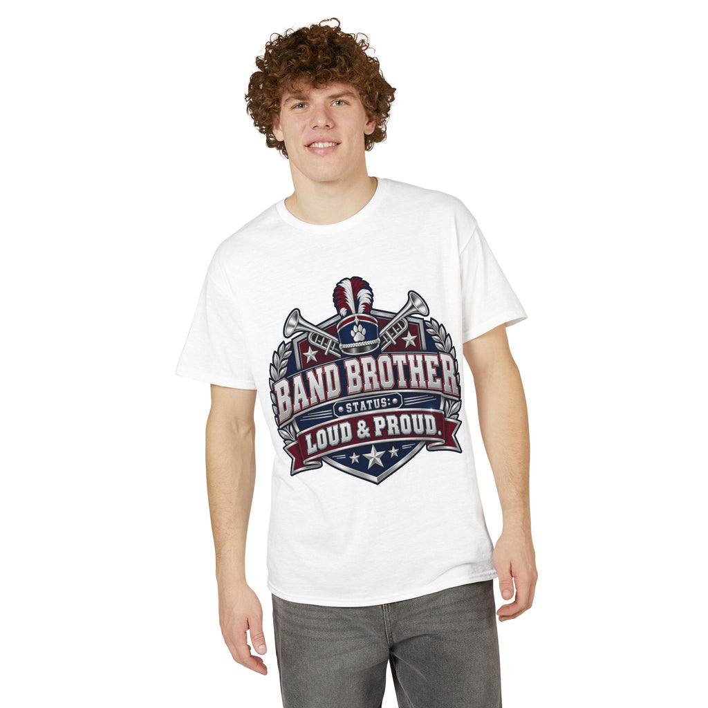 Band Brother Loud & Proud T-Shirt – Patriotic Marching Band Tee