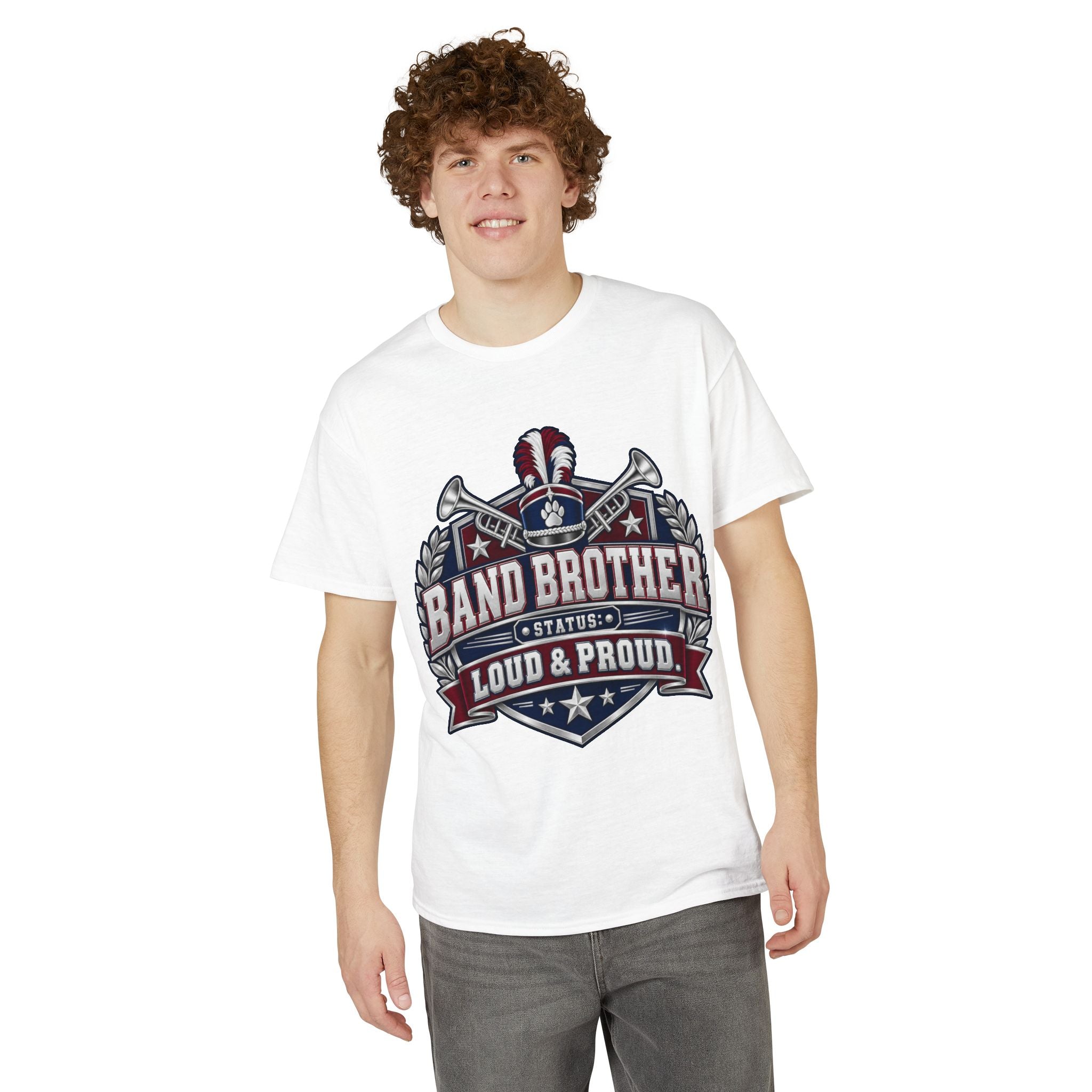 Band Brother Loud & Proud T-Shirt – Patriotic Marching Band Tee