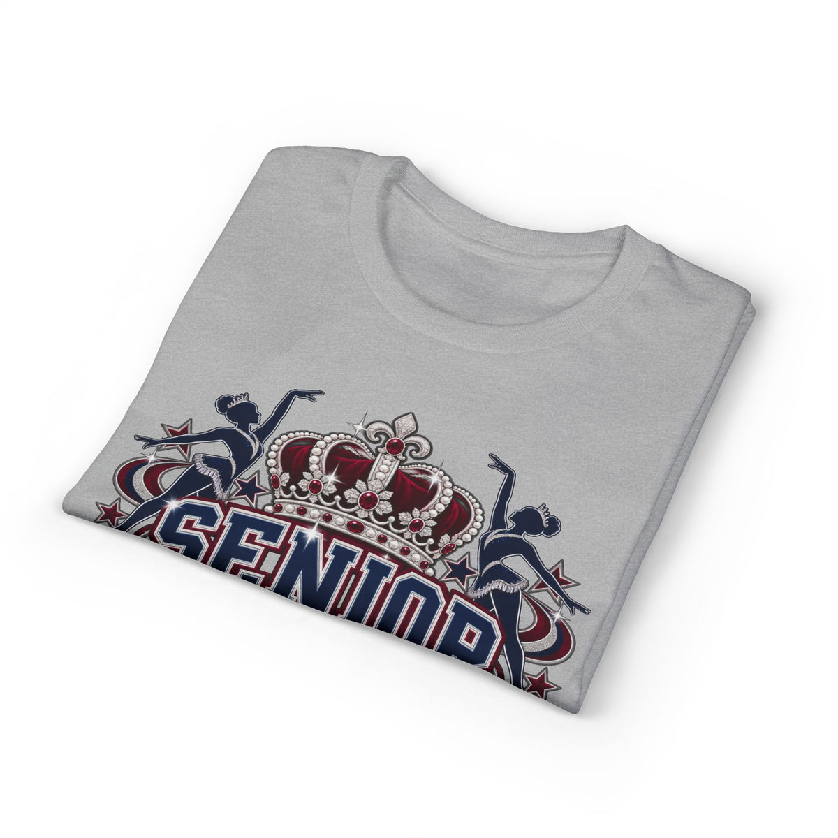 Senior Mom T-Shirt – 'Senior Mom Royal Sweethearts' Class of 2024 Pride Tee