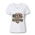 Women's 'Royal Excellence Wears a Crown' V-Neck Tee