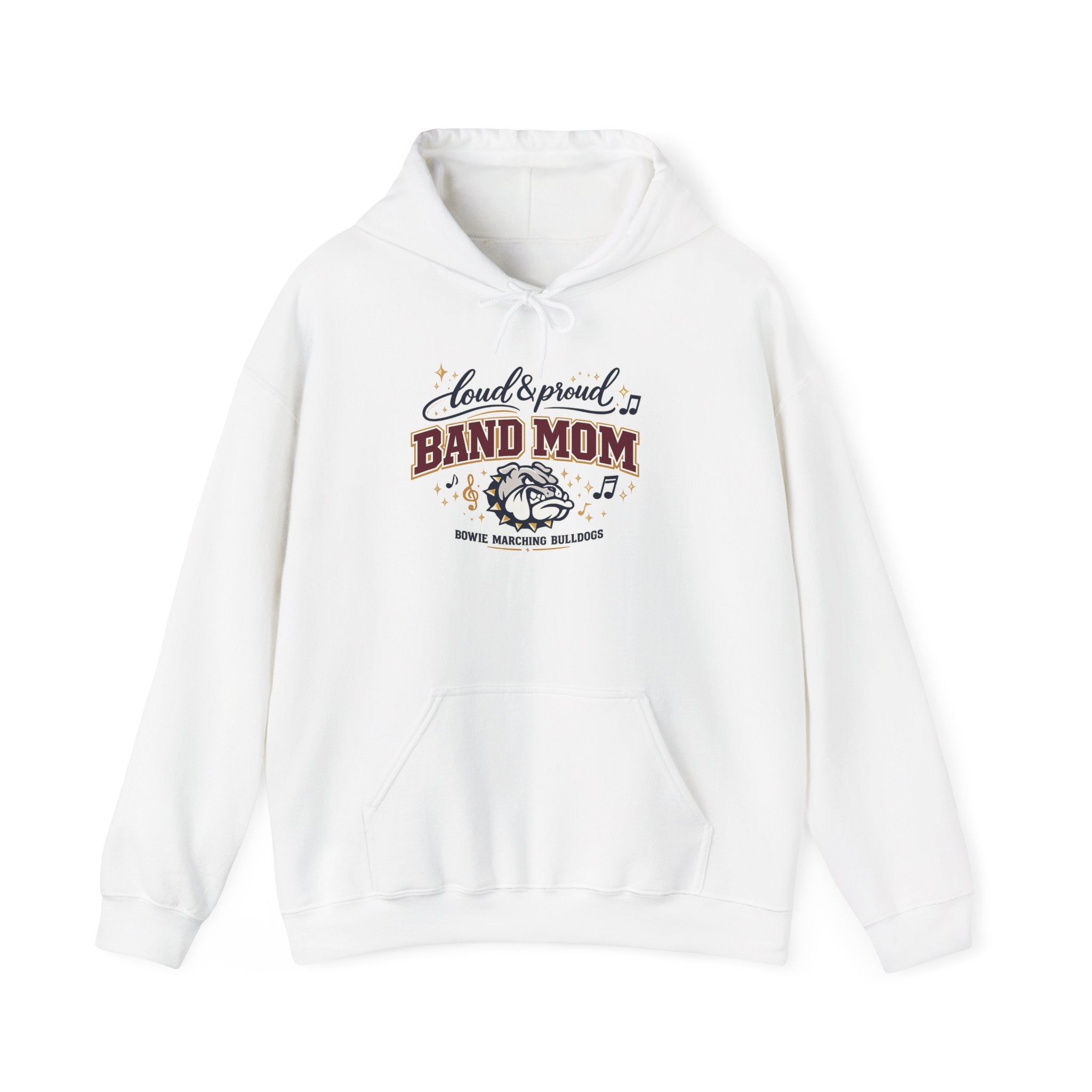 Bowie Marching Bulldogs Mom Heavy Blend Hoodie