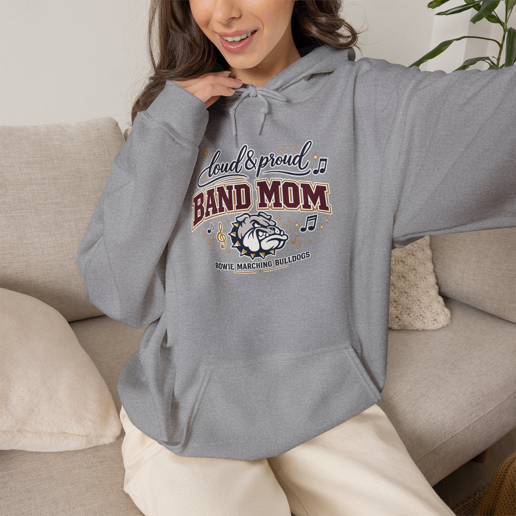Bowie Marching Bulldogs Mom Heavy Blend Hoodie