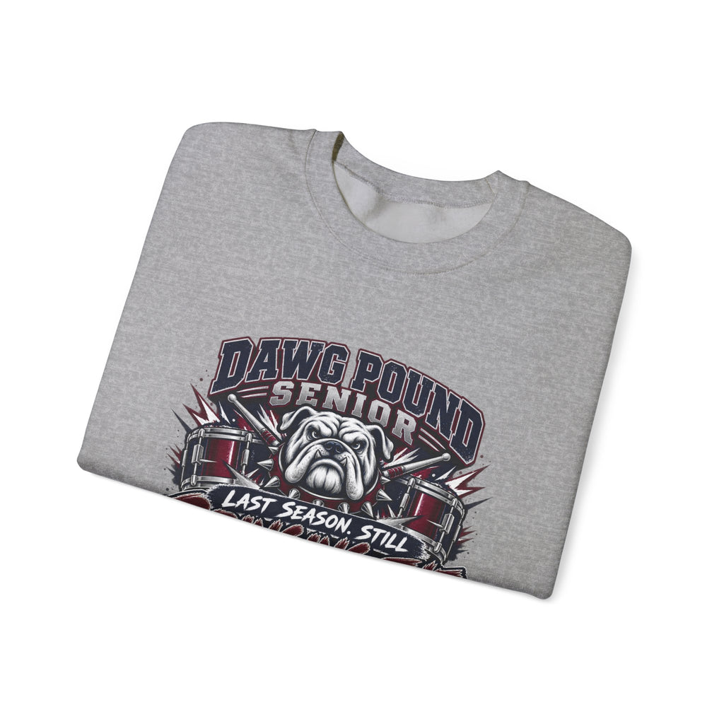 Senior Dawg Pound Crewneck Sweatshirt — "Last Season Still Bringing the Boom" Class of 2023