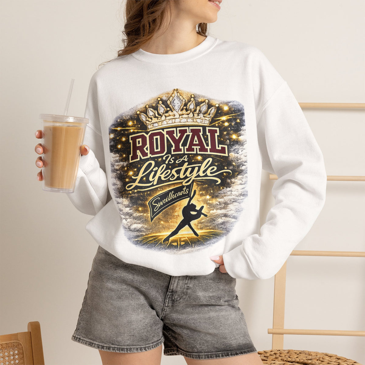 Royal Lifestyle Sweatshirt — Crown Graphic Crewneck