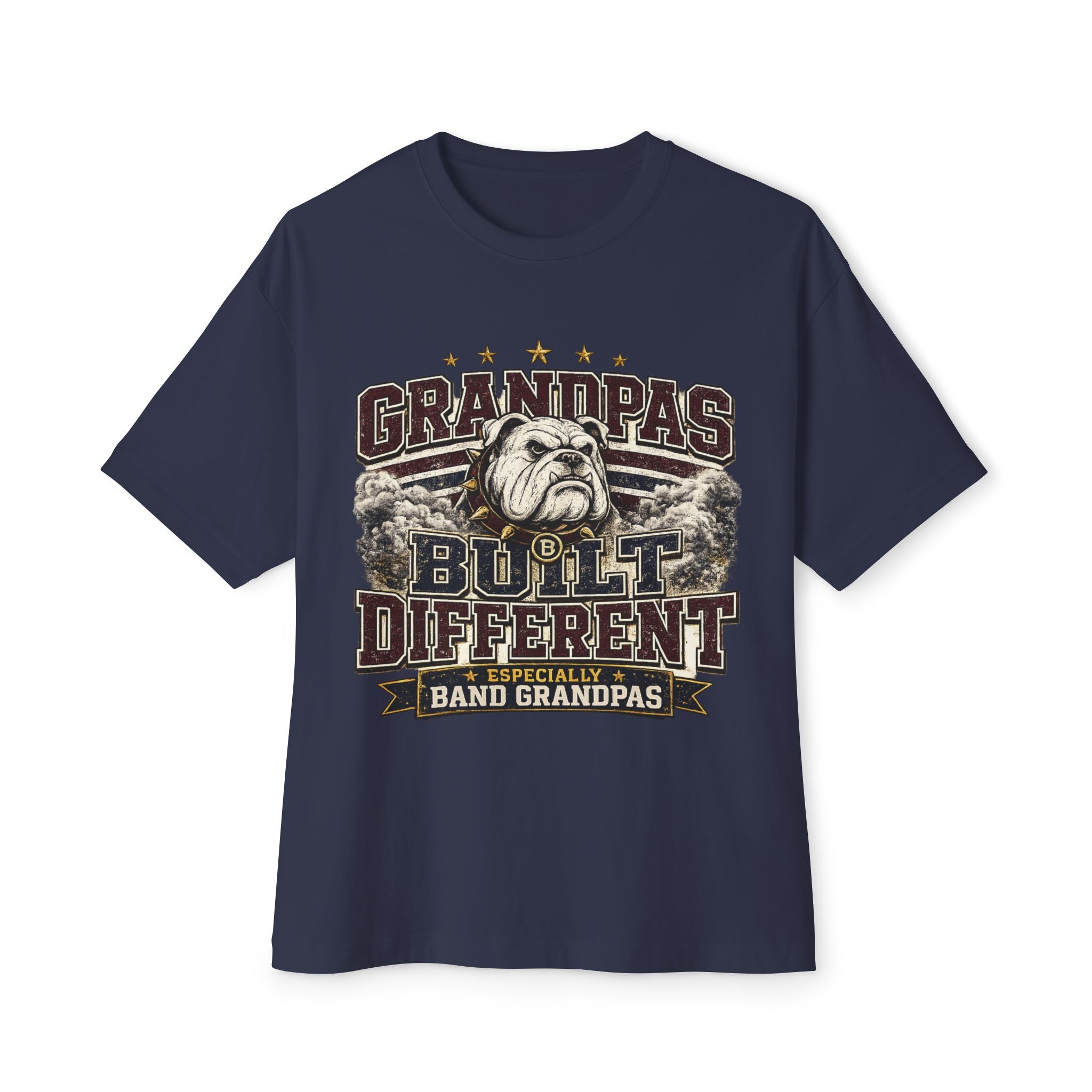 Grandpas Built Different Tee – Proud Band Grandpa Graphic T-Shirt