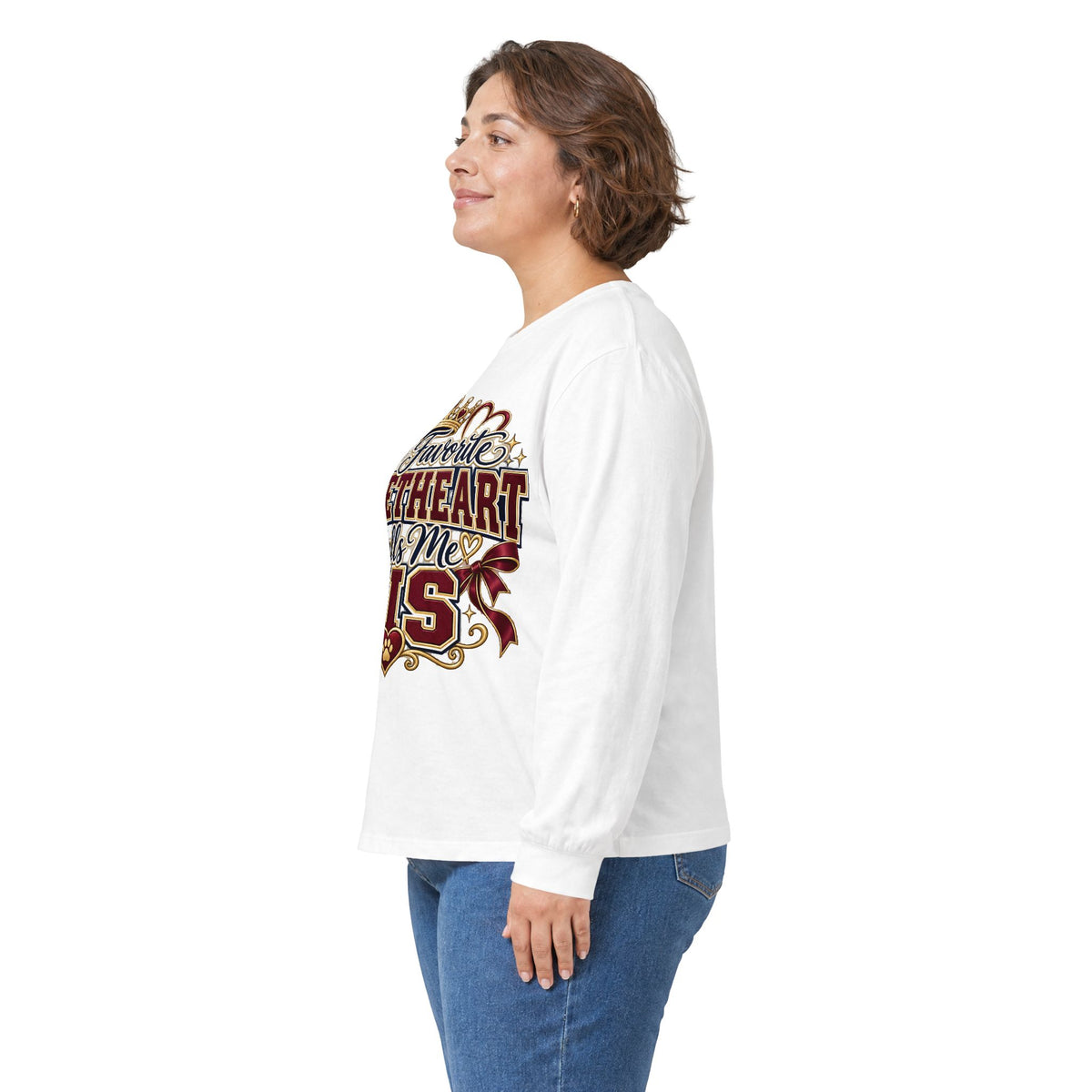 Long Sleeve Tee — "My Favorite Sweetheart Calls Me Sis" Sister Pride Shirt