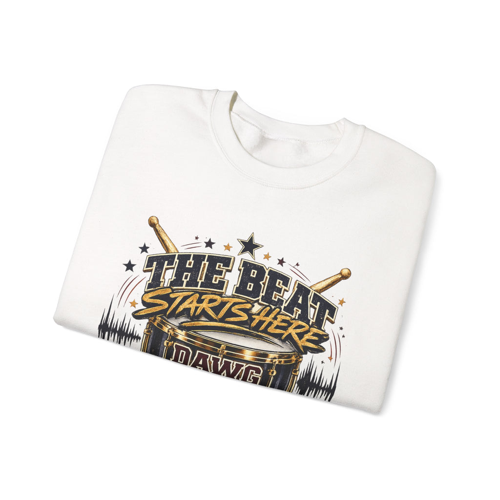 Drummer 'The Beat Starts Here - Dawg Pound Mama' Crewneck Sweatshirt