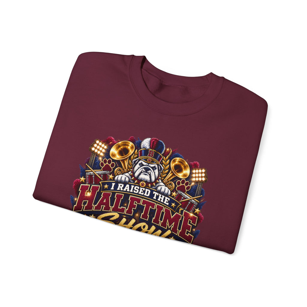 Halftime Show Mom Crewneck Sweatshirt – I Raised the Halftime Show Graphic