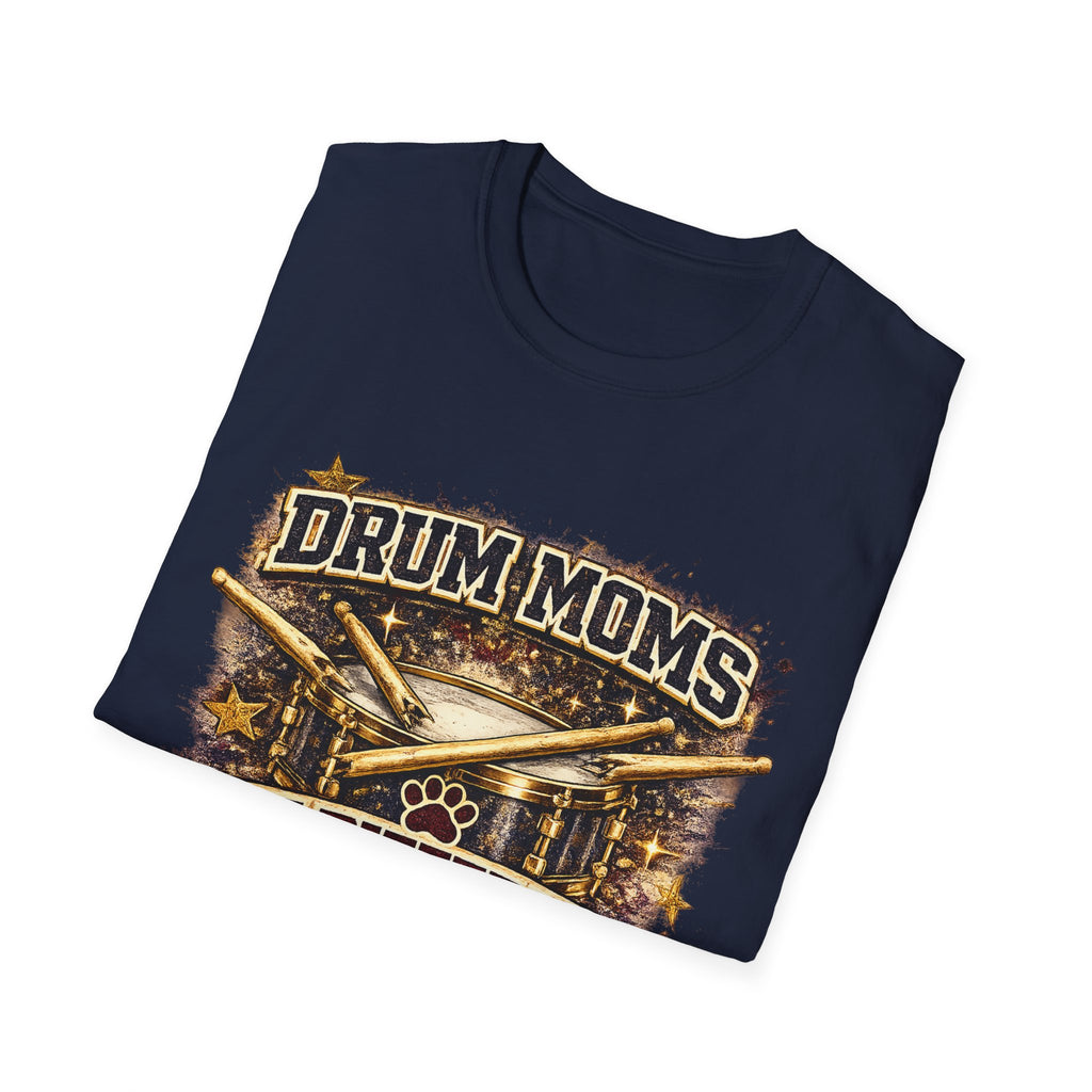 Drum Moms T-Shirt — "Drum Moms Hit Different" Graphic Tee for Proud Band Moms
