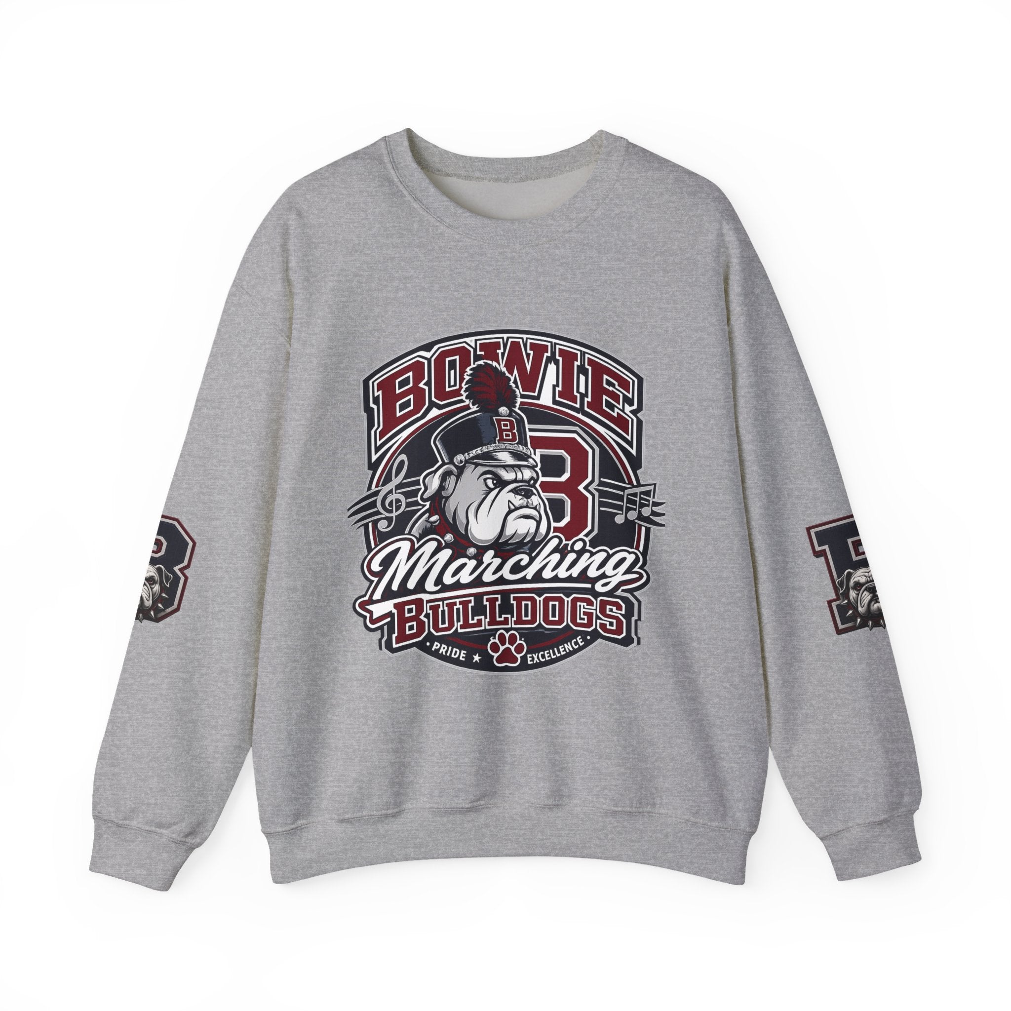 Bowie Marching Bulldogs Crew Neck Sweatshirt