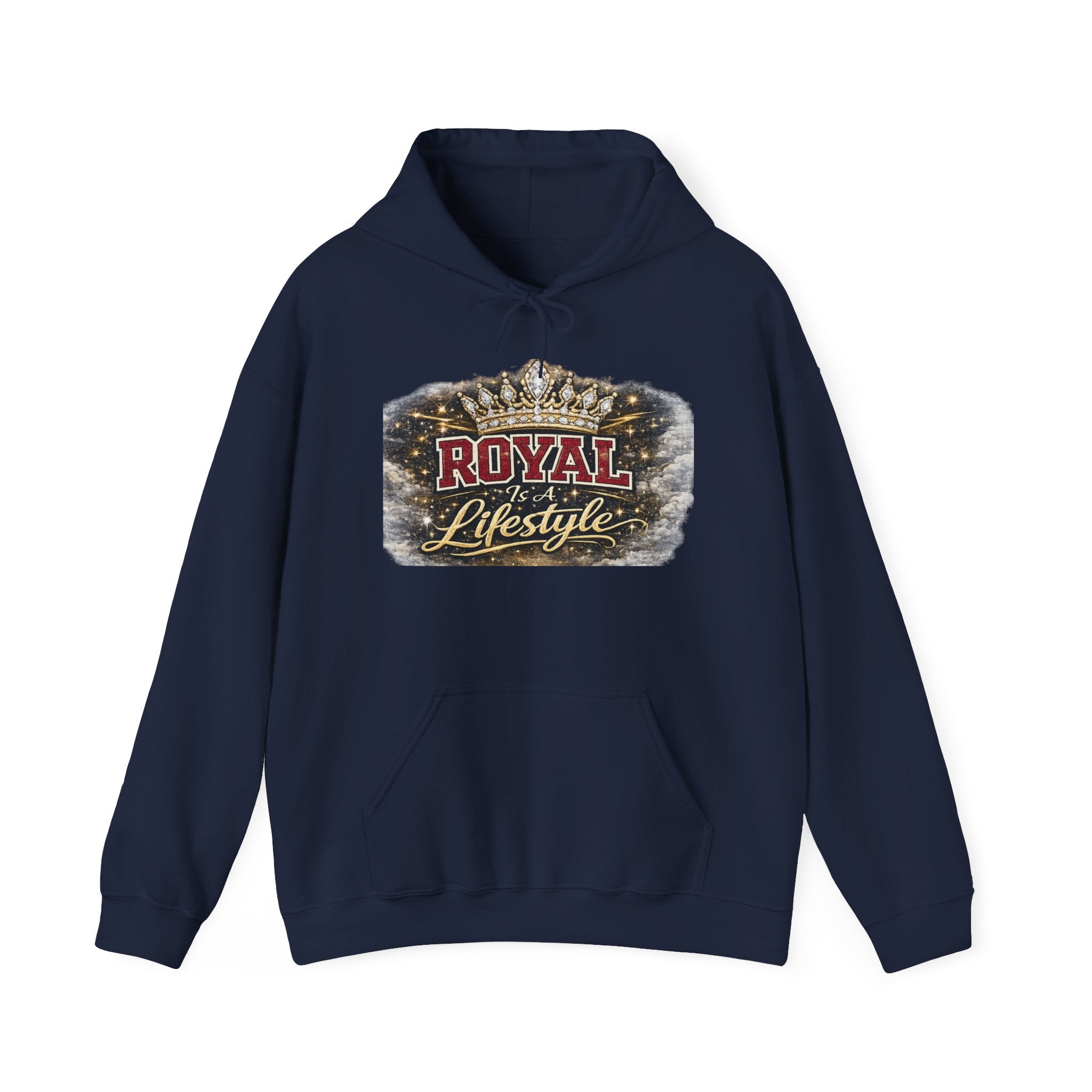 Royal Lifestyle Hoodie - Crown Graphic Pullover for Regal Streetwear