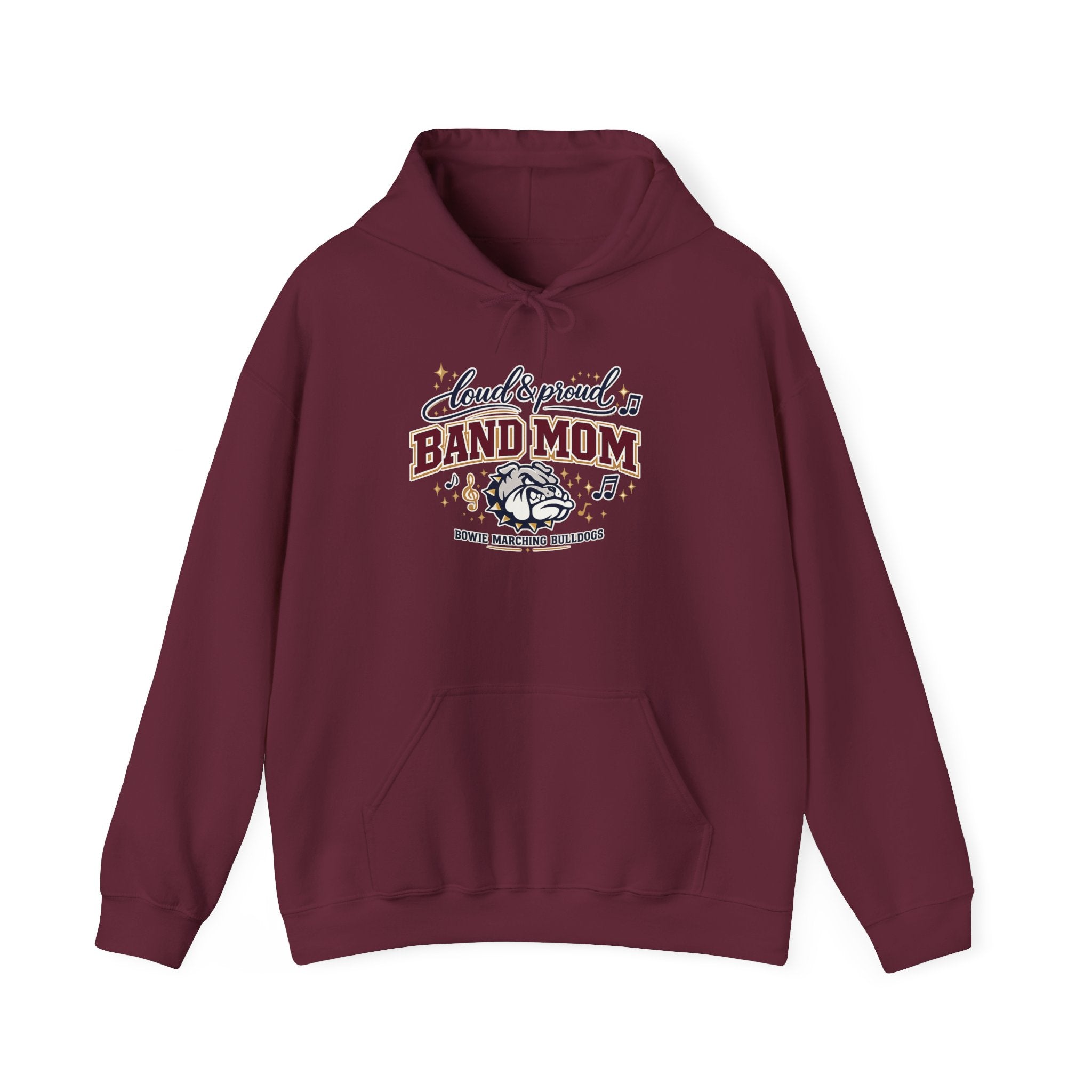 Bowie Marching Bulldogs Mom Heavy Blend Hoodie