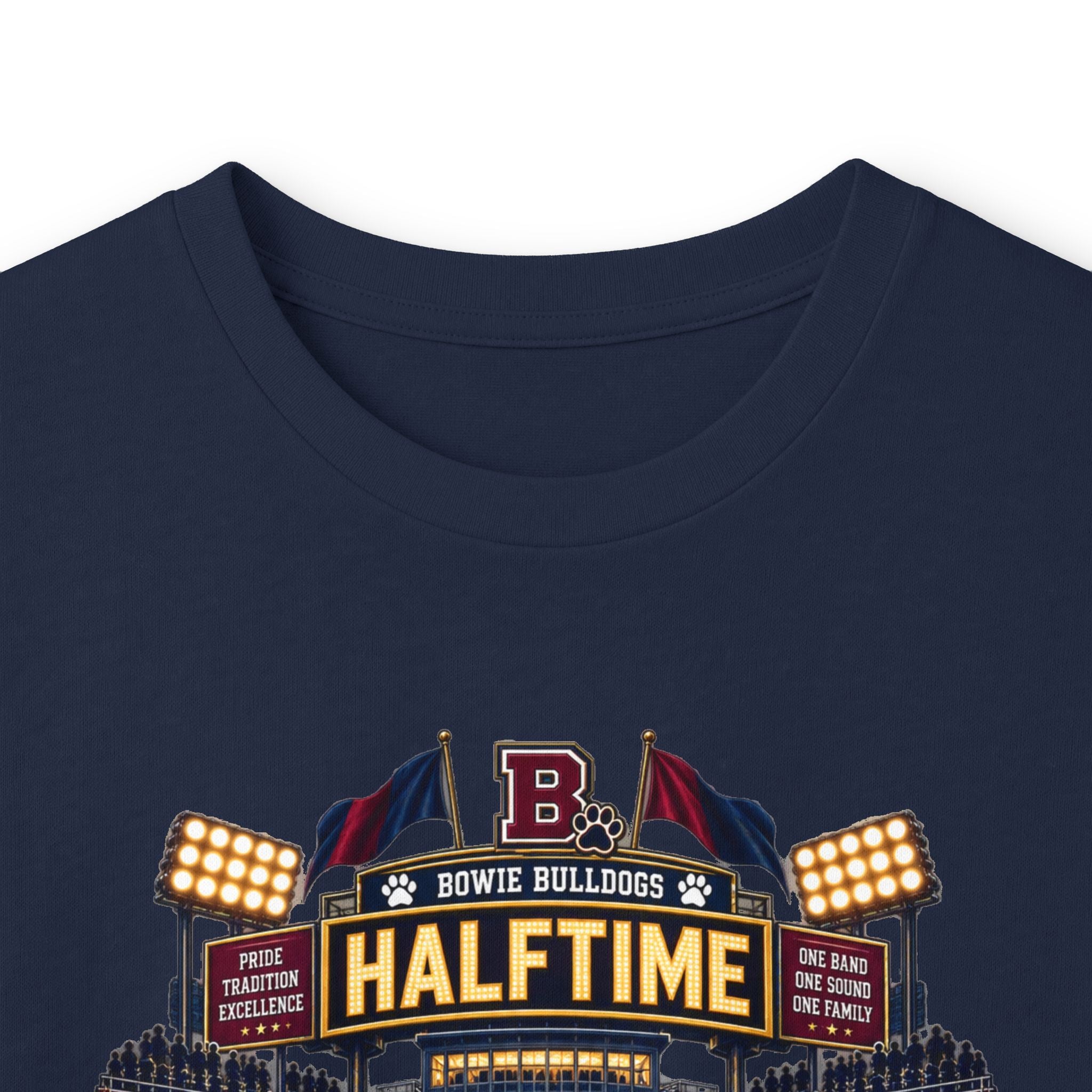 Halftime Family Time Long Sleeve Tee — Band Uncle Football Crew Shirt