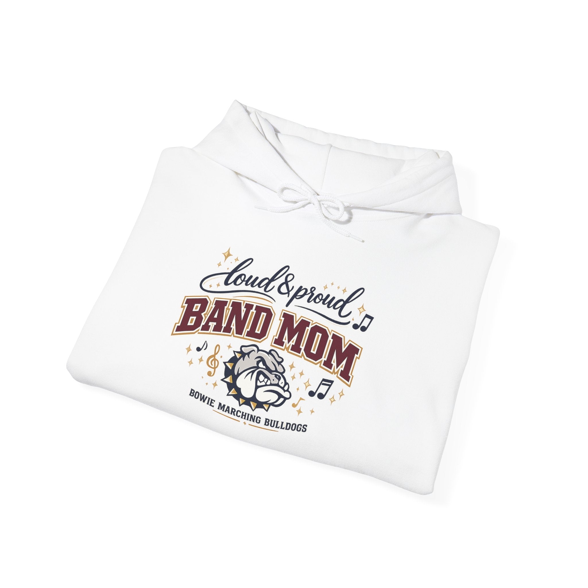 Bowie Marching Bulldogs Mom Heavy Blend Hoodie