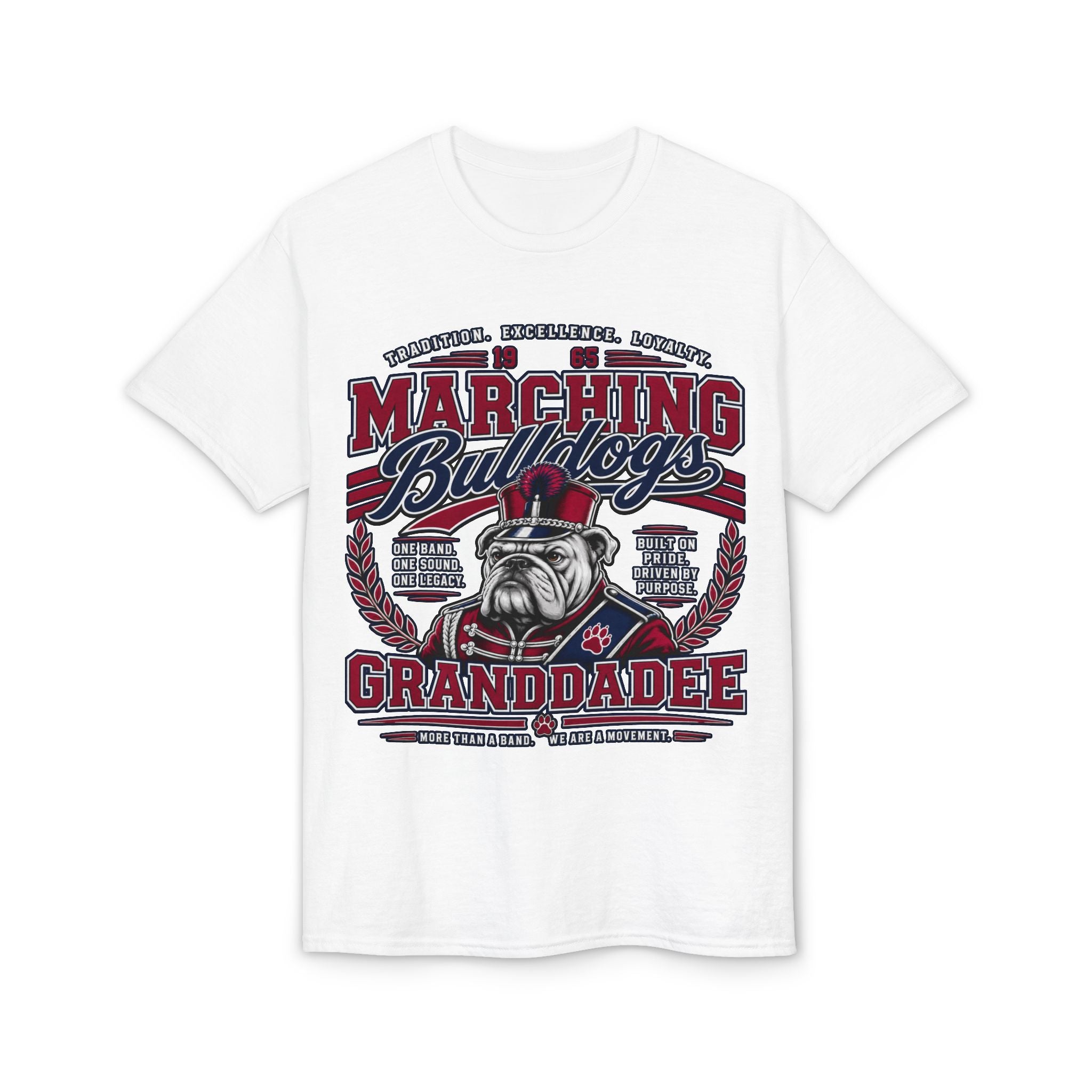 Marching Bulldogs Granddad T-Shirt — Proud Band Grandpa Tee (Inspired By: Mr. Wendel Matthews)