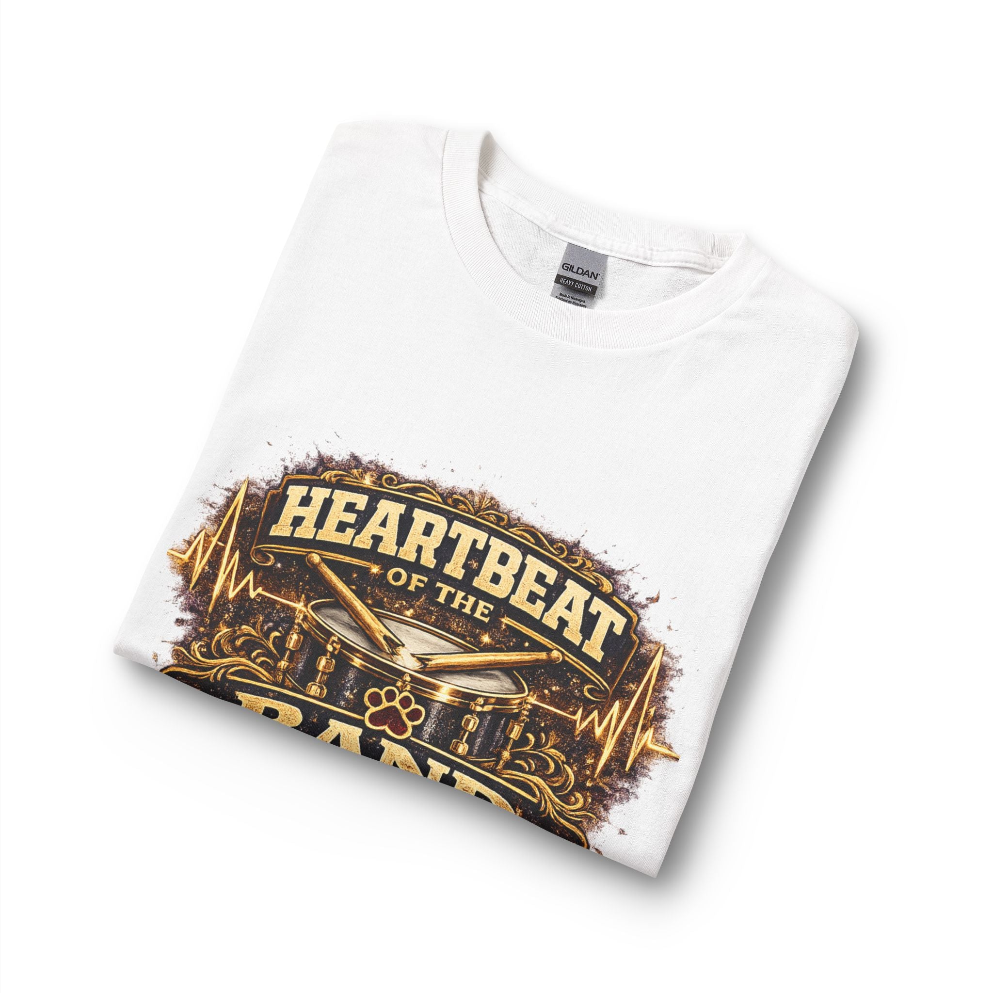 Heartbeat of the Band "Dawg Pound Mama" Long Sleeve Tee — Drumline Drummer Shirt