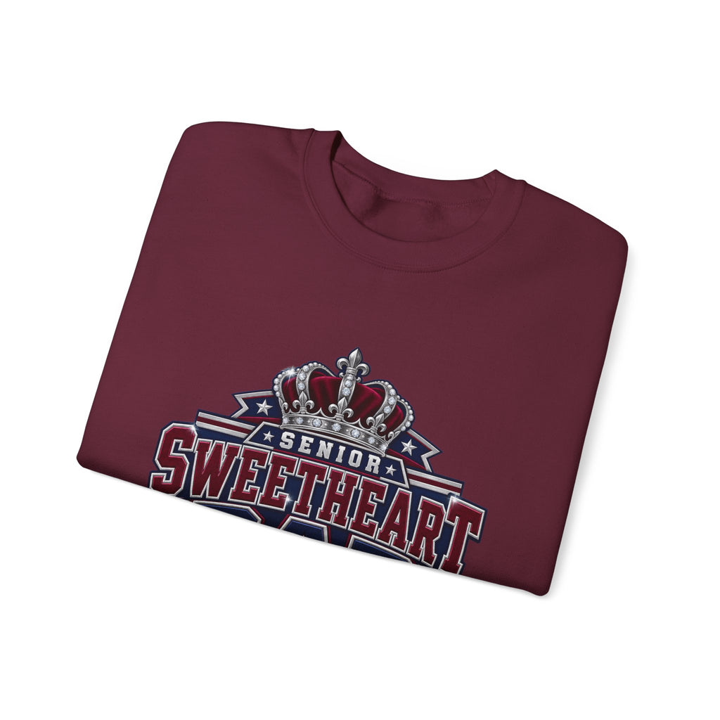 Senior Sweetheart Dad Crewneck Sweatshirt — 'Built for the Stands' Class of 2023