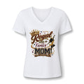Royal Runs in the Family Mom V-Neck Tee — Crowned Glam Mother’s Day Shirt