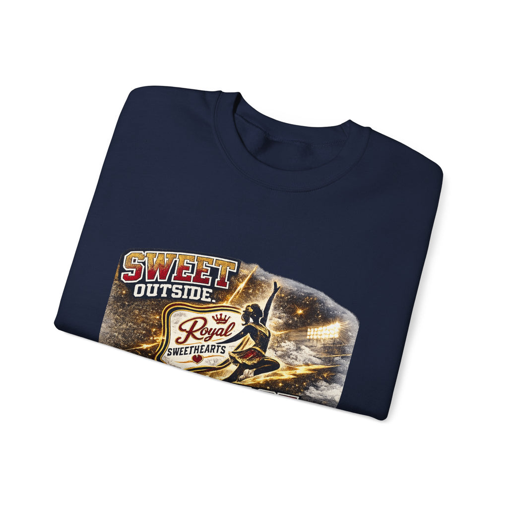 Football Player Graphic Sweatshirt — "Sweet Outside, Savage on the Field"