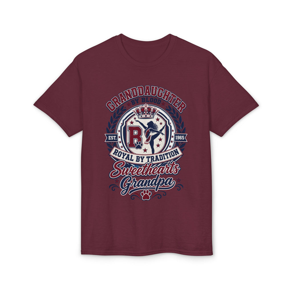 Granddaughter Sweethearts Grandpa T-Shirt – Royal Tradition Vintage Crest
