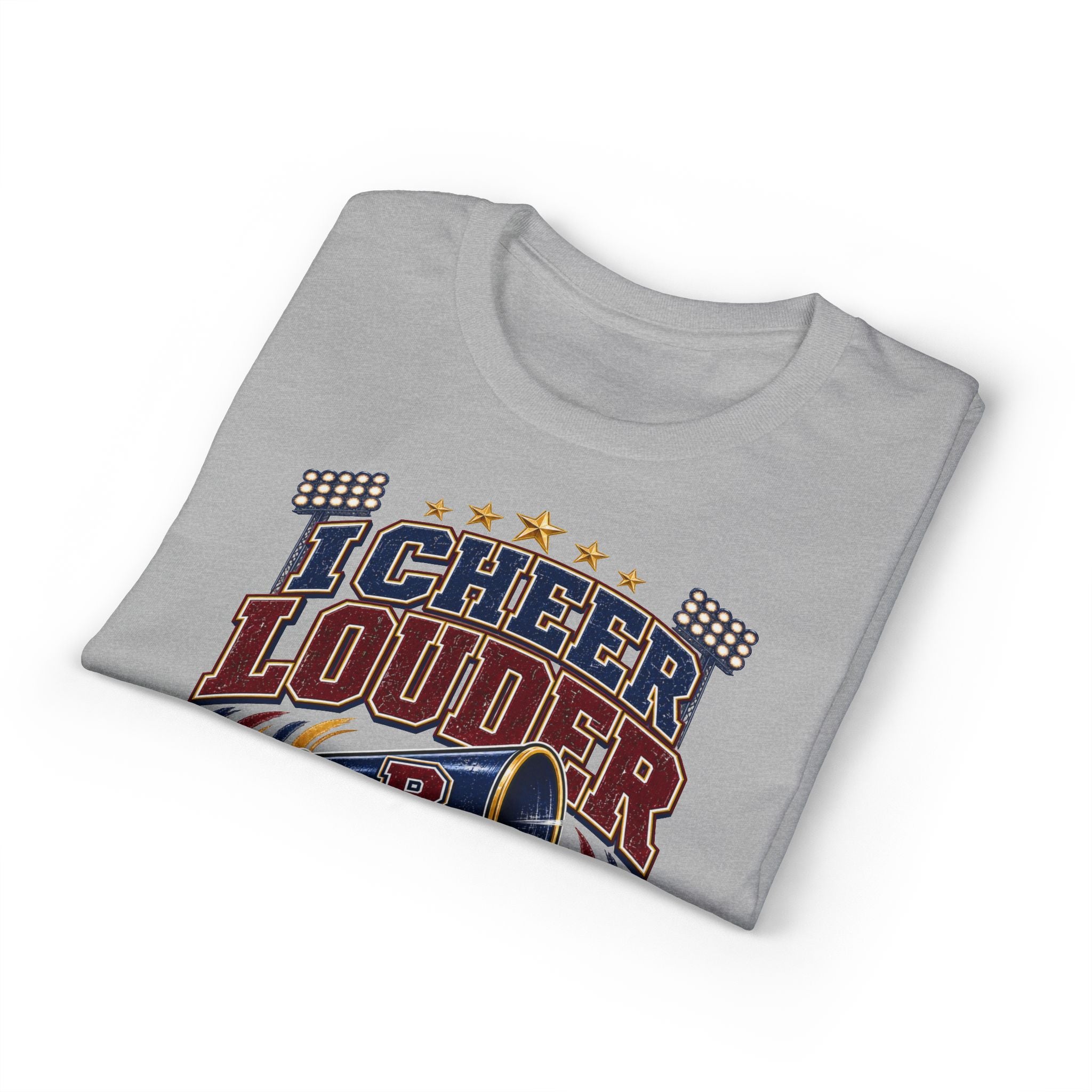 I Cheer Louder Than The Band Bulldog Grandpa T-Shirt