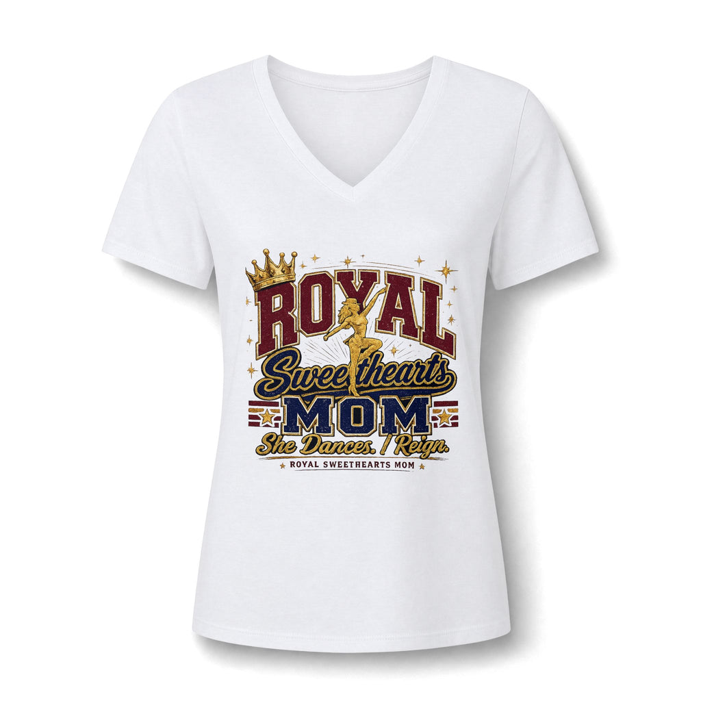 Royal Sweethearts Mom V-Neck Tee