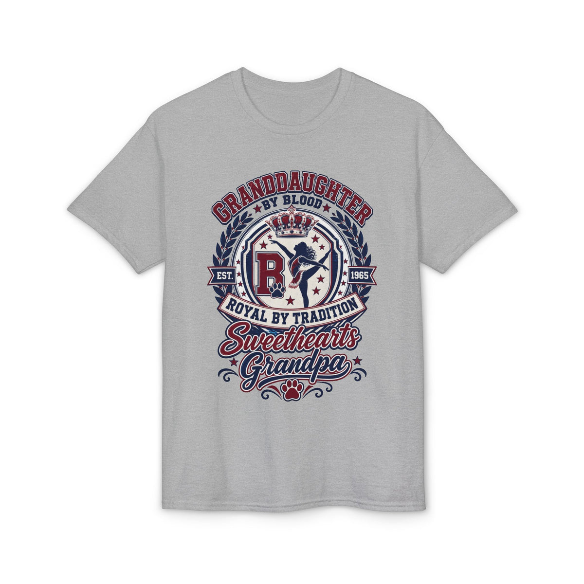 Granddaughter Sweethearts Grandpa T-Shirt – Royal Tradition Vintage Crest