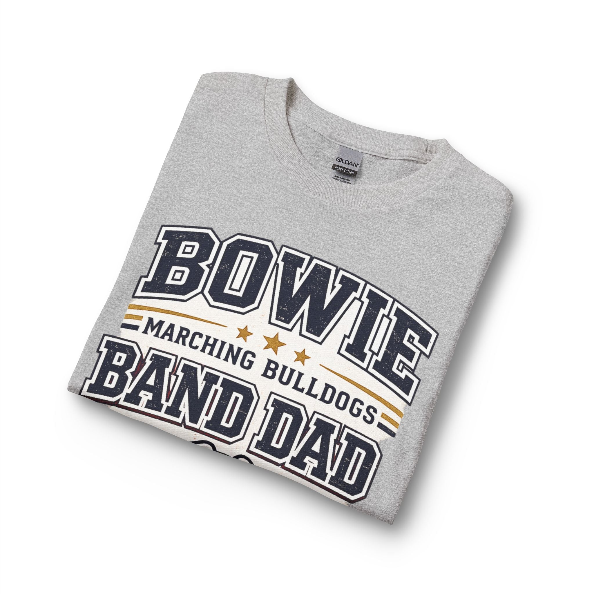 Band Dad Long Sleeve Tee — Bowie Marching Bulldogs Dad Shirt