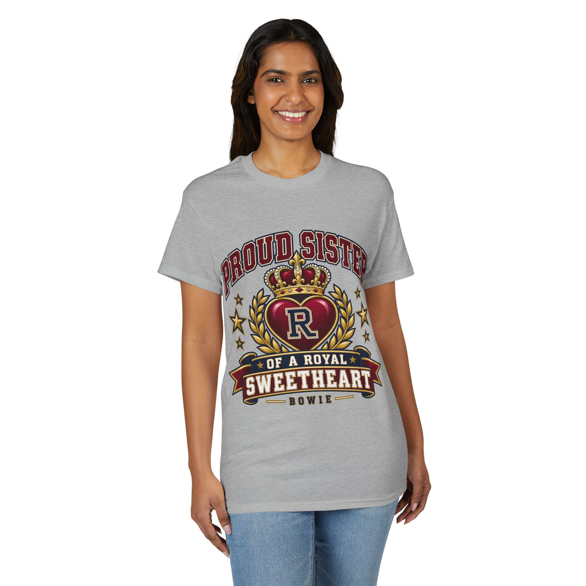 Proud Sister of a Royal Sweetheart T-Shirt — Family Tribute Tee