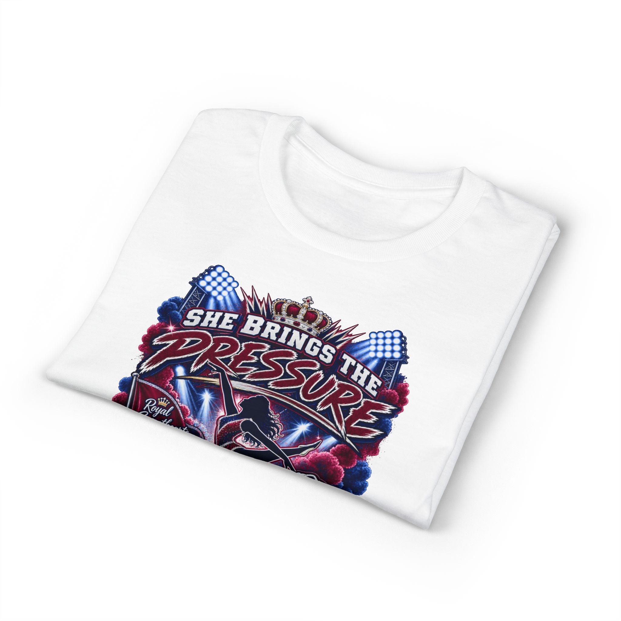 She Brings the Pressure Racing Grandpa T-Shirt