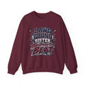 Dawg Pound Sister Crewneck Sweatshirt — "Built for the Beat" Rock Drumline Tee