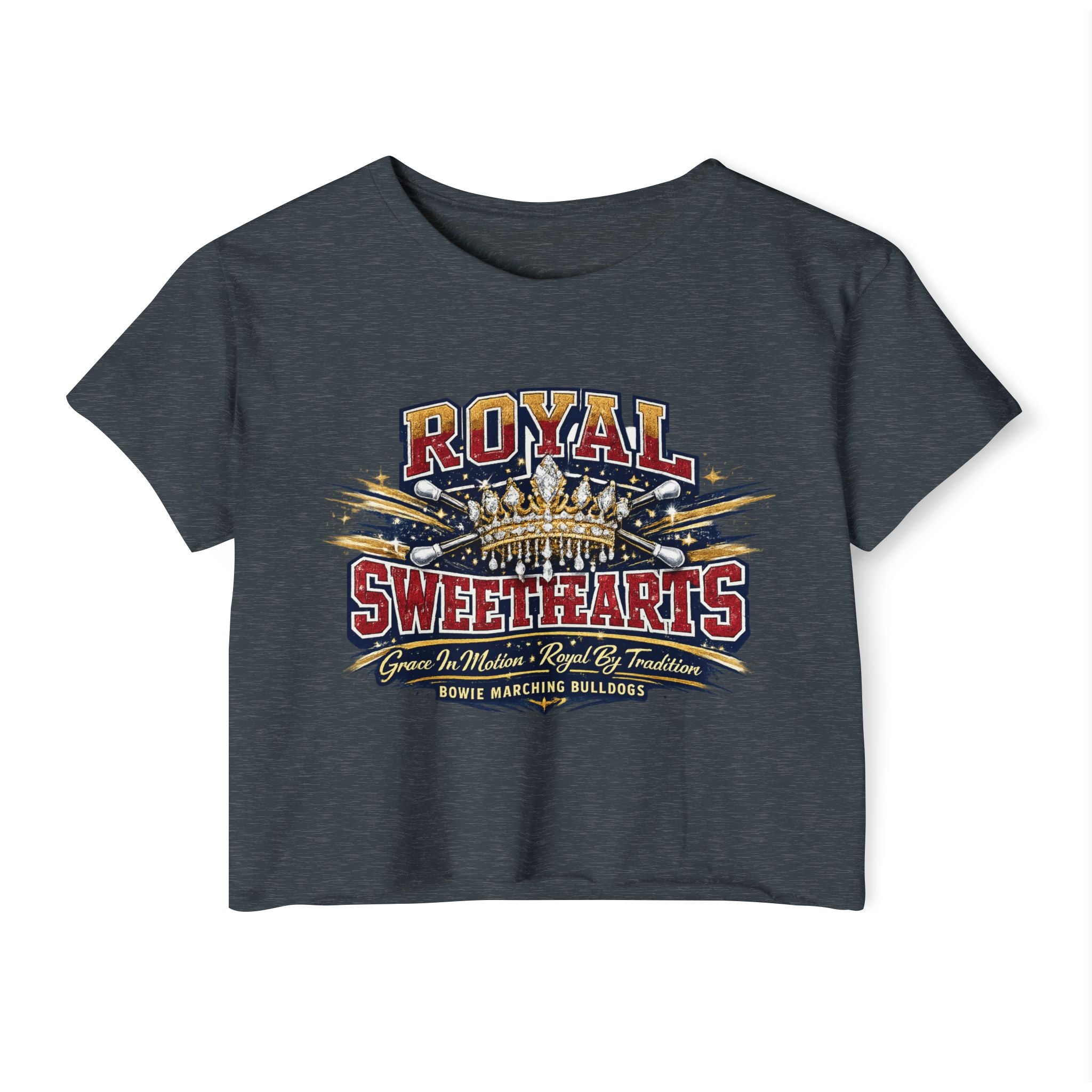 Royal Sweethearts Festival Crop Top — Vintage Band/Parade Graphic Tee