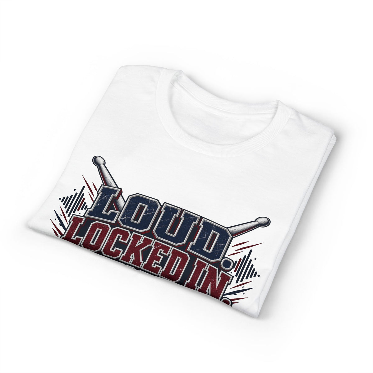Loud Locked In Legendary T-Shirt — Dawg Pound Senior 2022 Drumline Tee