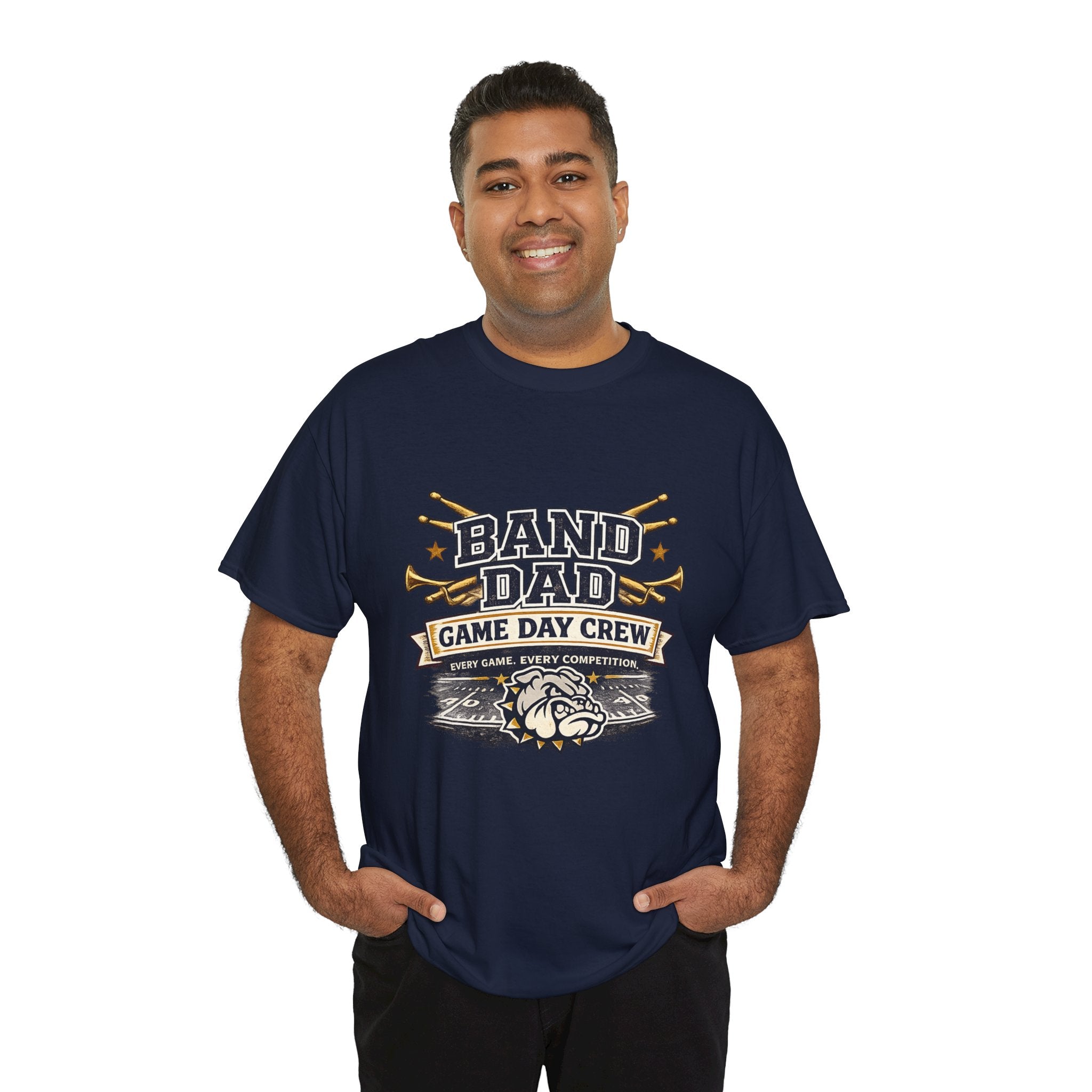 Band Dad T-Shirt – "Game Day Crew" Marching Band Support Tee