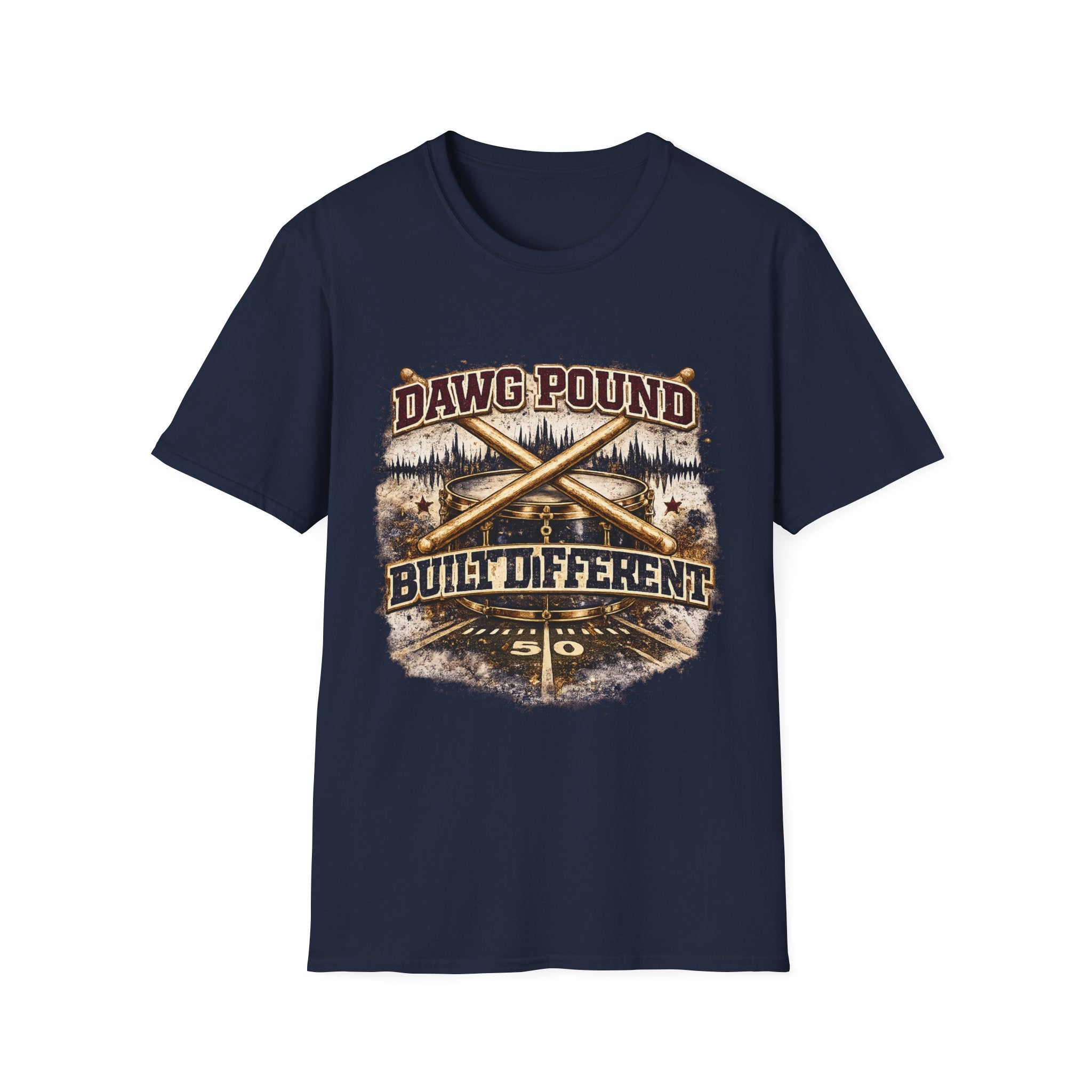 Dawg Pound Vintage Baseball T-Shirt — Built Different Graphic Tee
