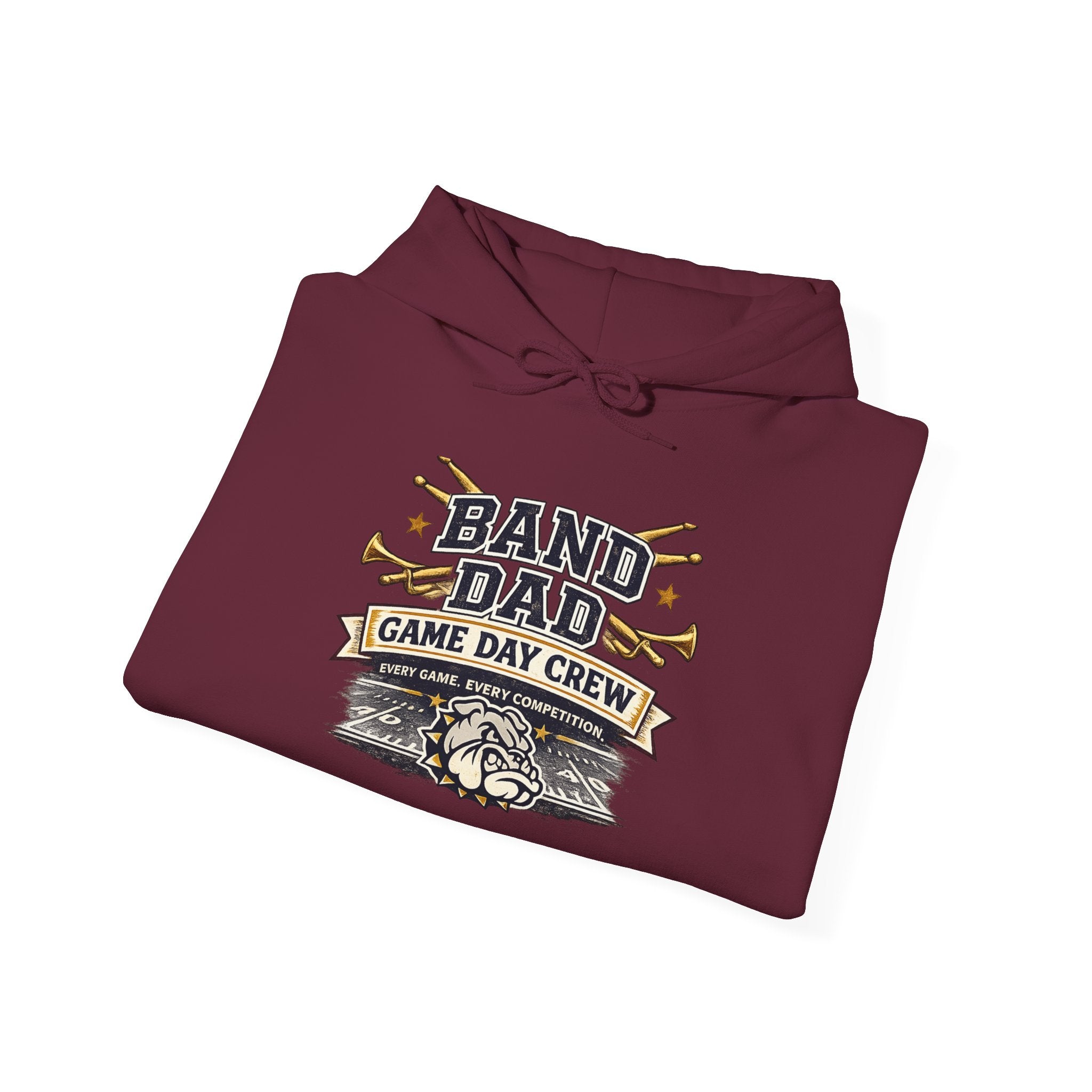 Band Dad Hoodie - Game Day Crew Marching Band Dad Sweatshirt