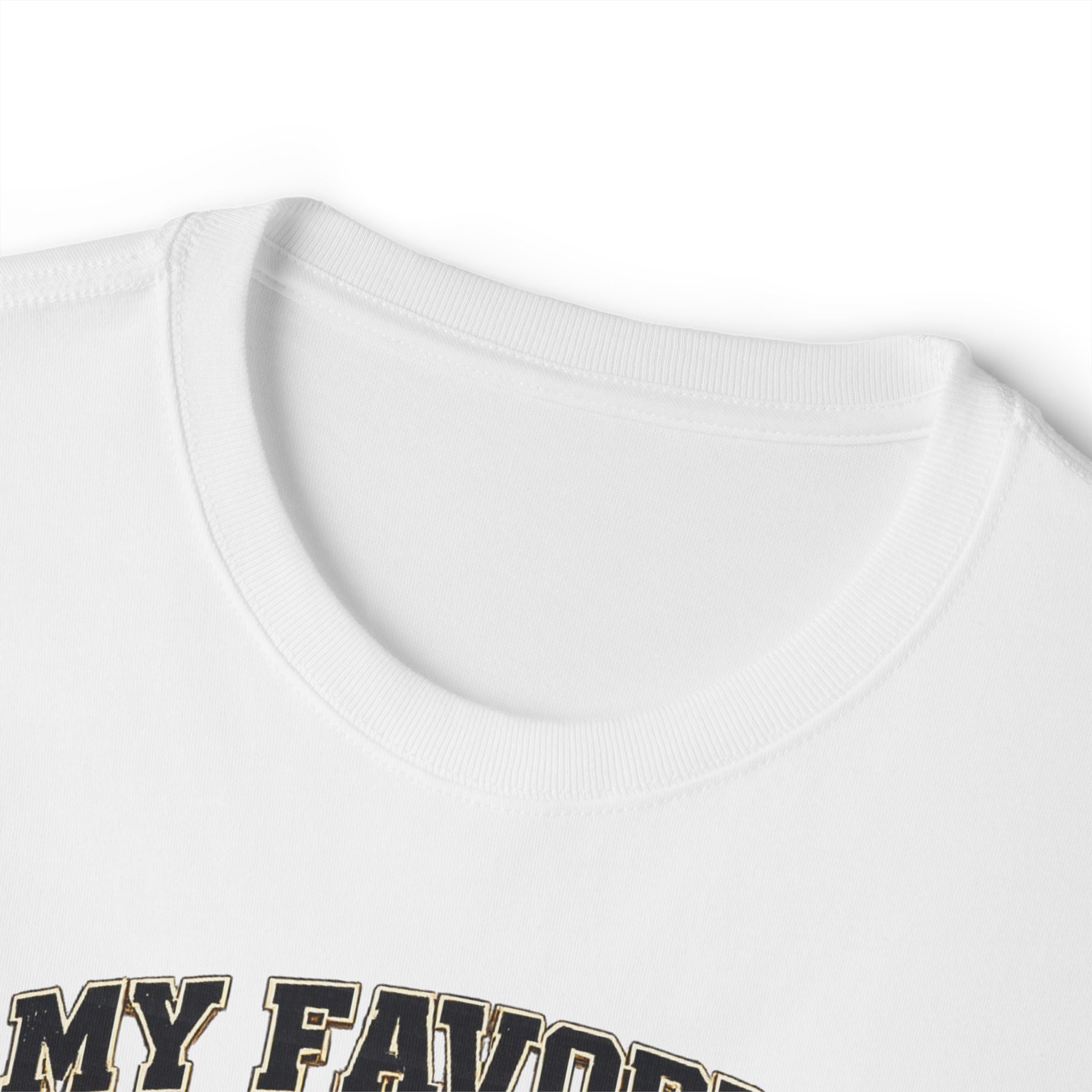 Football Dad Tee — “My Favorite Player Doesn’t Play Football, She Owns Halftime” Oversized Shirt