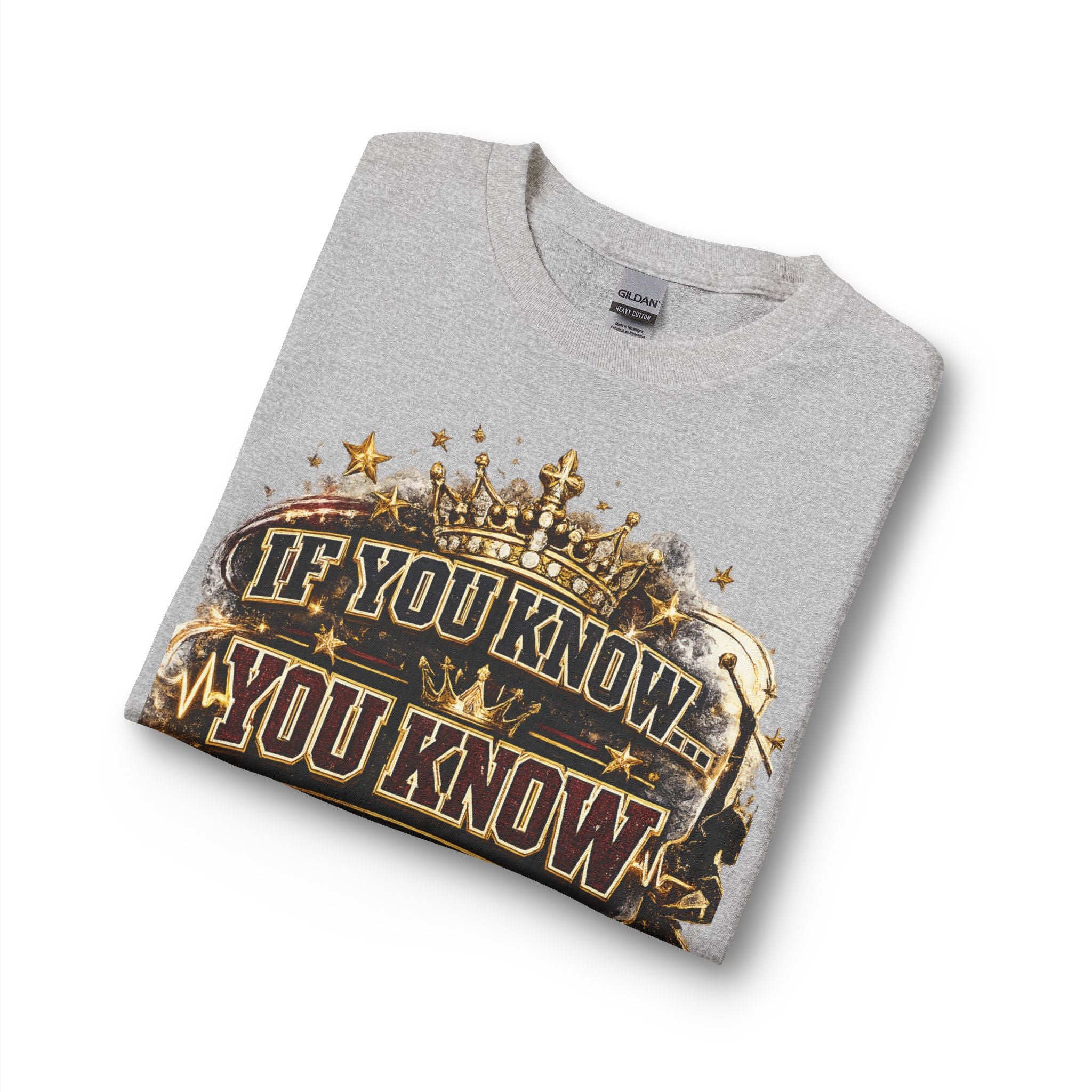 If You Know You Know Long Sleeve Tee — Retro Football 'Royal Sweethearts' Design
