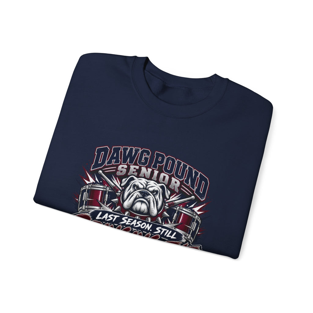 Senior Dawg Pound Crewneck Sweatshirt — "Last Season Still Bringing the Boom" Class of 2023