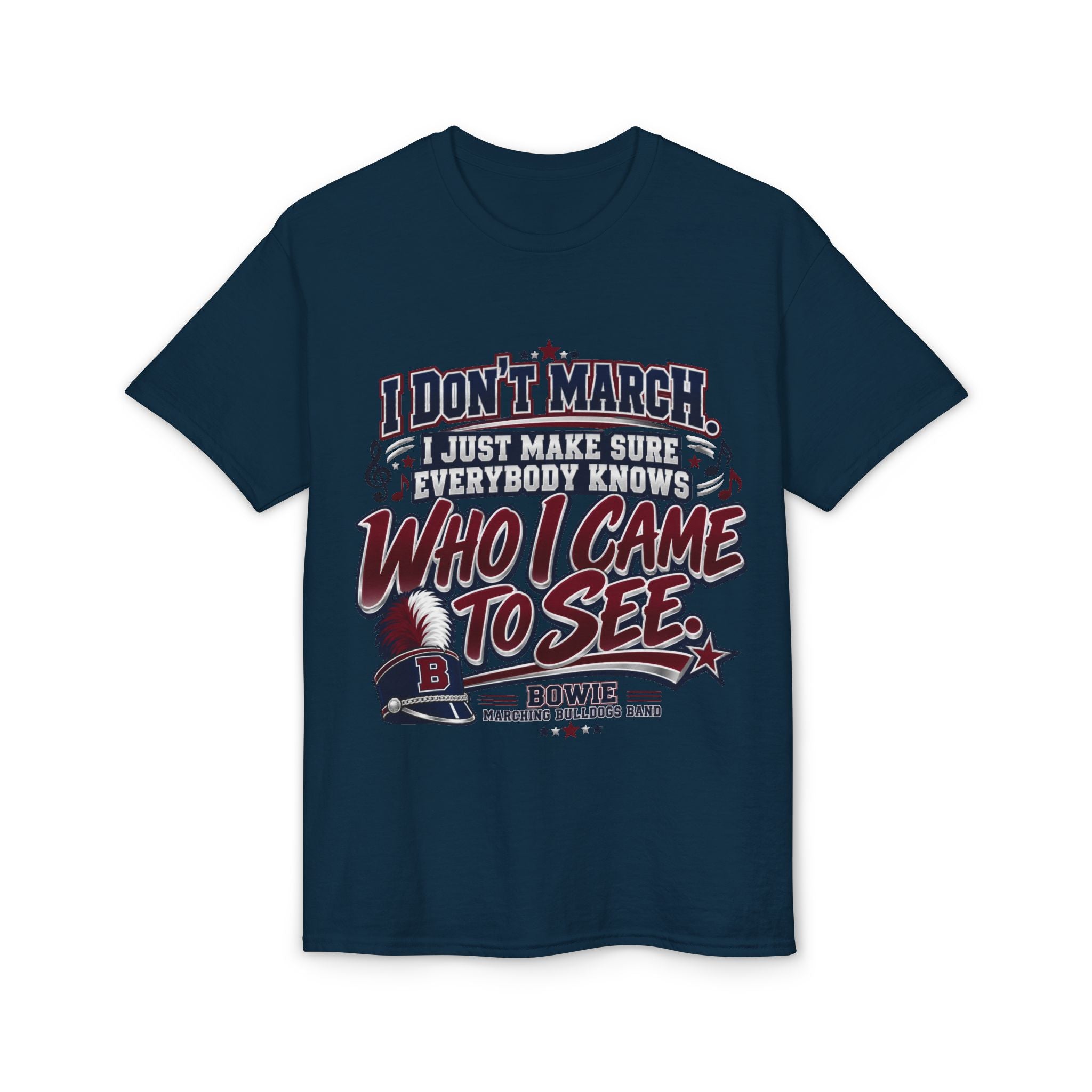 T-Shirt — 'I Don't March, I Came to See' Patriotic Parade Funny Tee