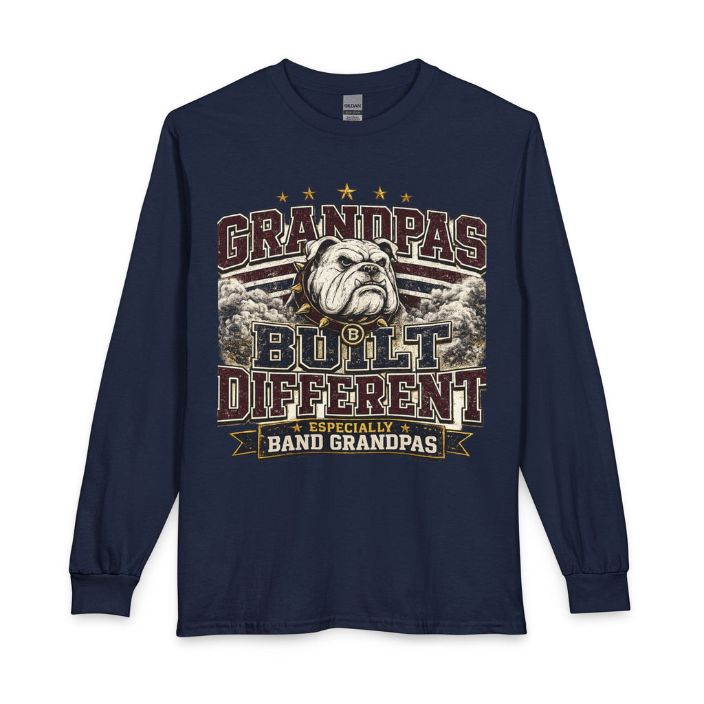 Grandpas Built Different Long Sleeve Shirt – Especially Band Grandpas