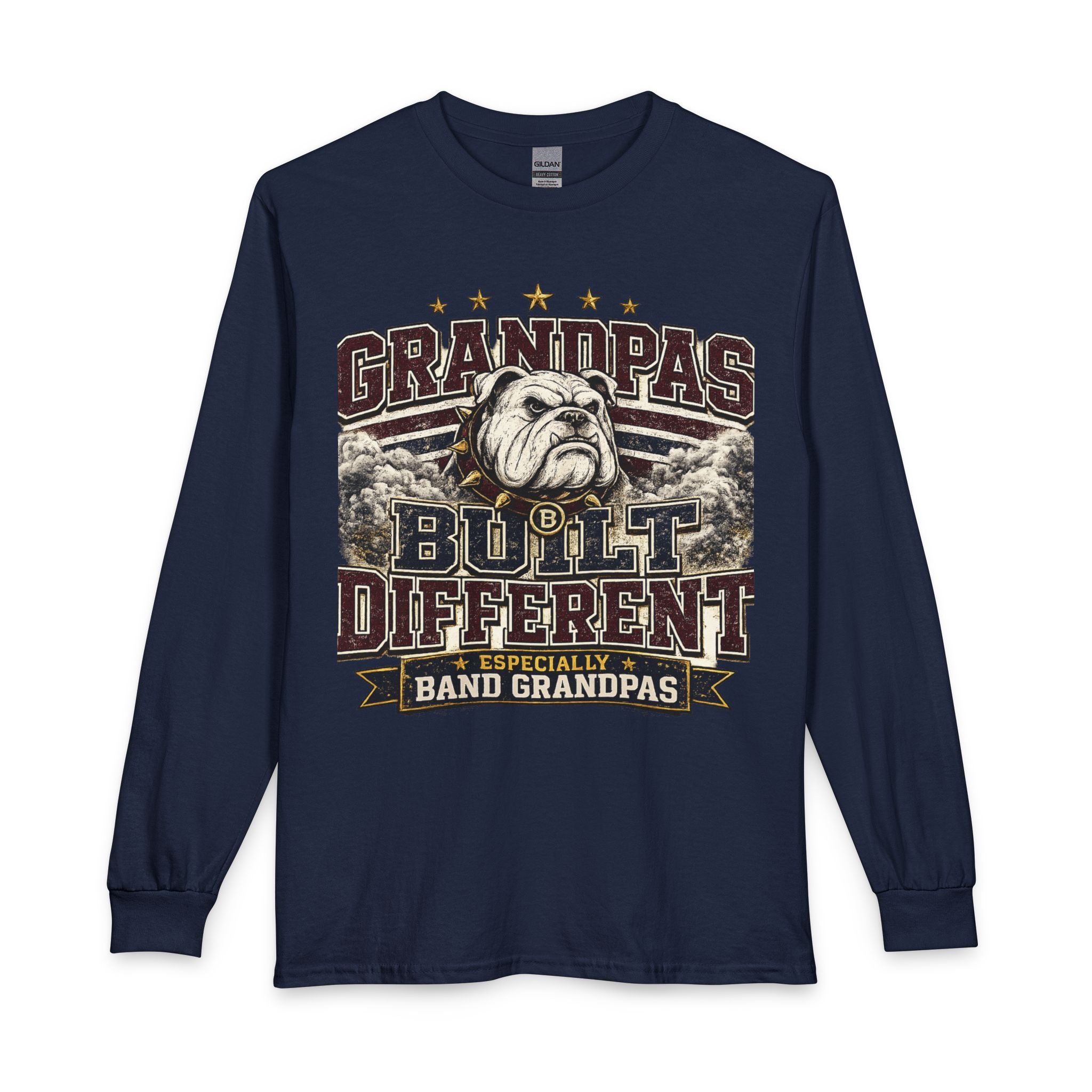 Grandpas Built Different Long Sleeve Shirt – Especially Band Grandpas